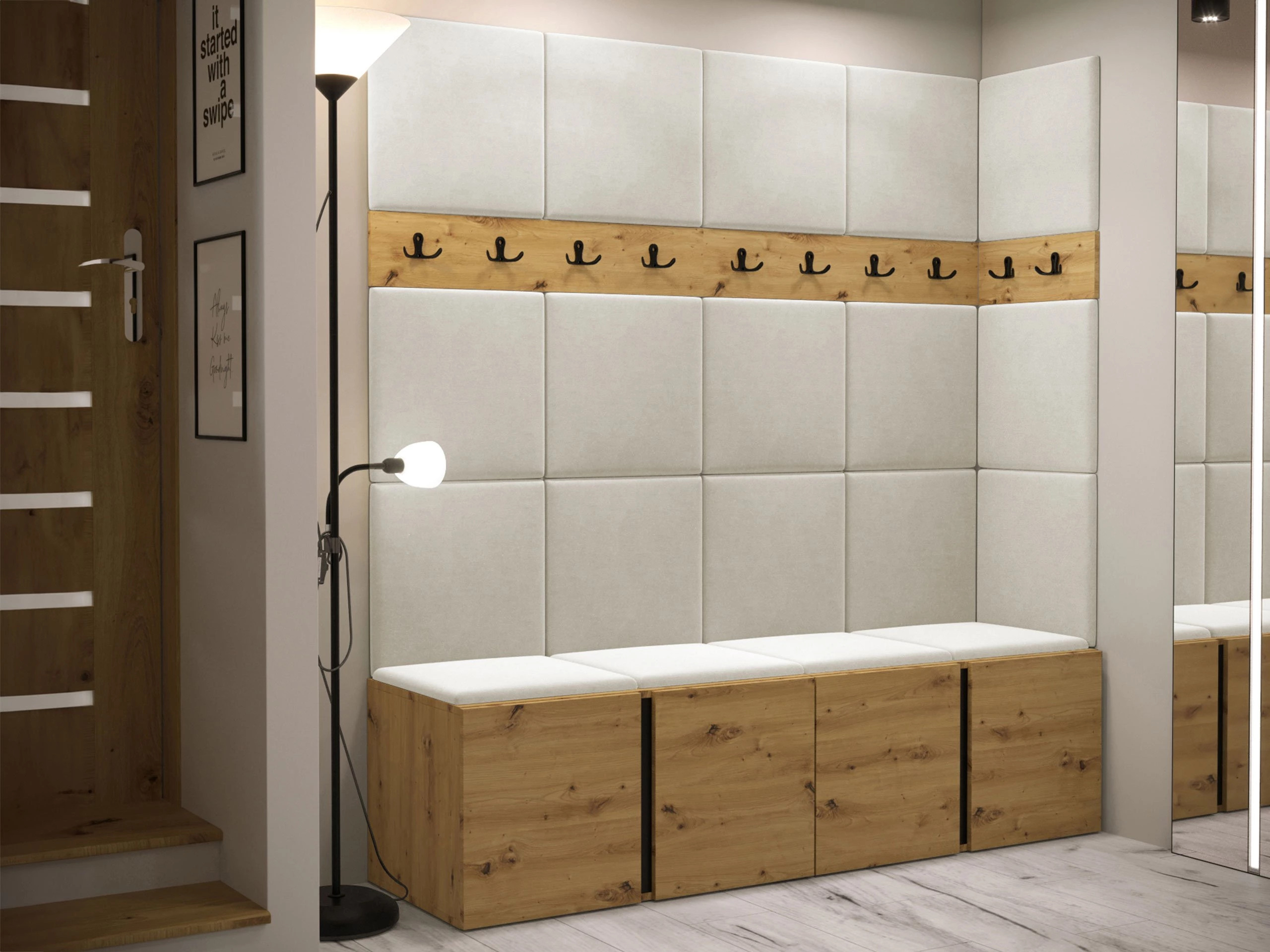 Flurgarnitur Pinis II (Artisan Eichenholzoptik)