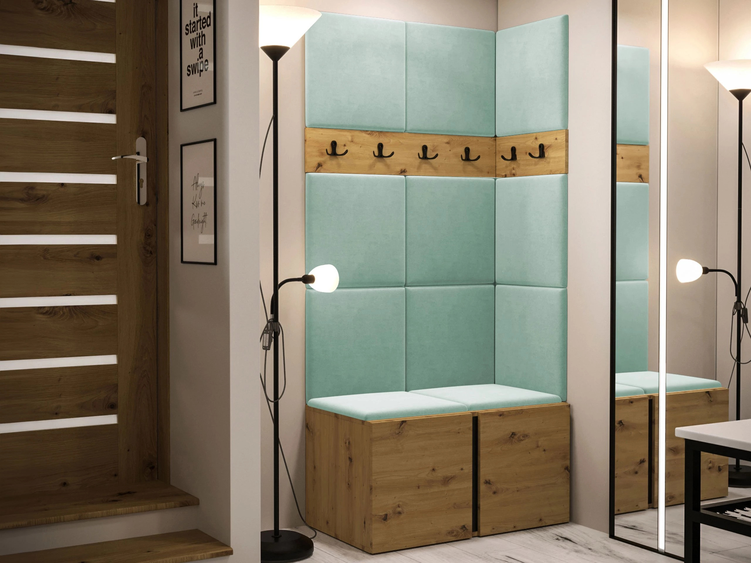 Flurgarnitur Hartford 264 (Artisan Eichenholzoptik)