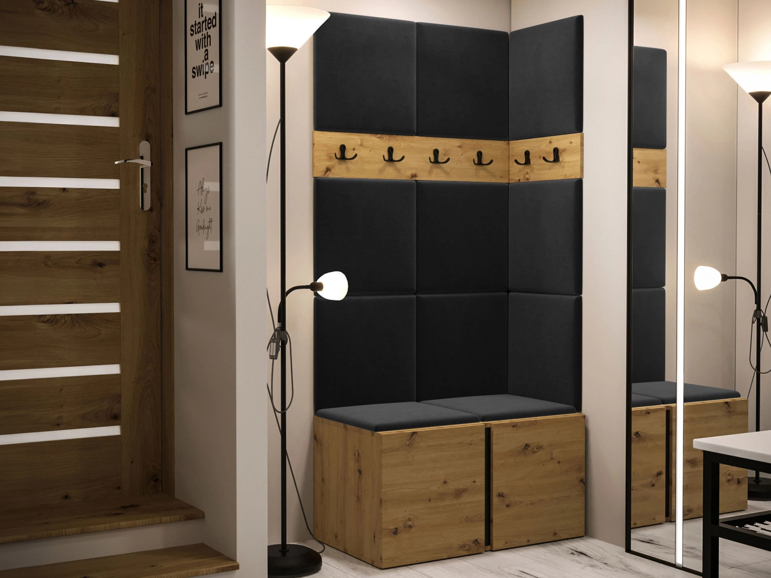 Flurgarnitur Hartford 264 (Artisan Eichenholzoptik)