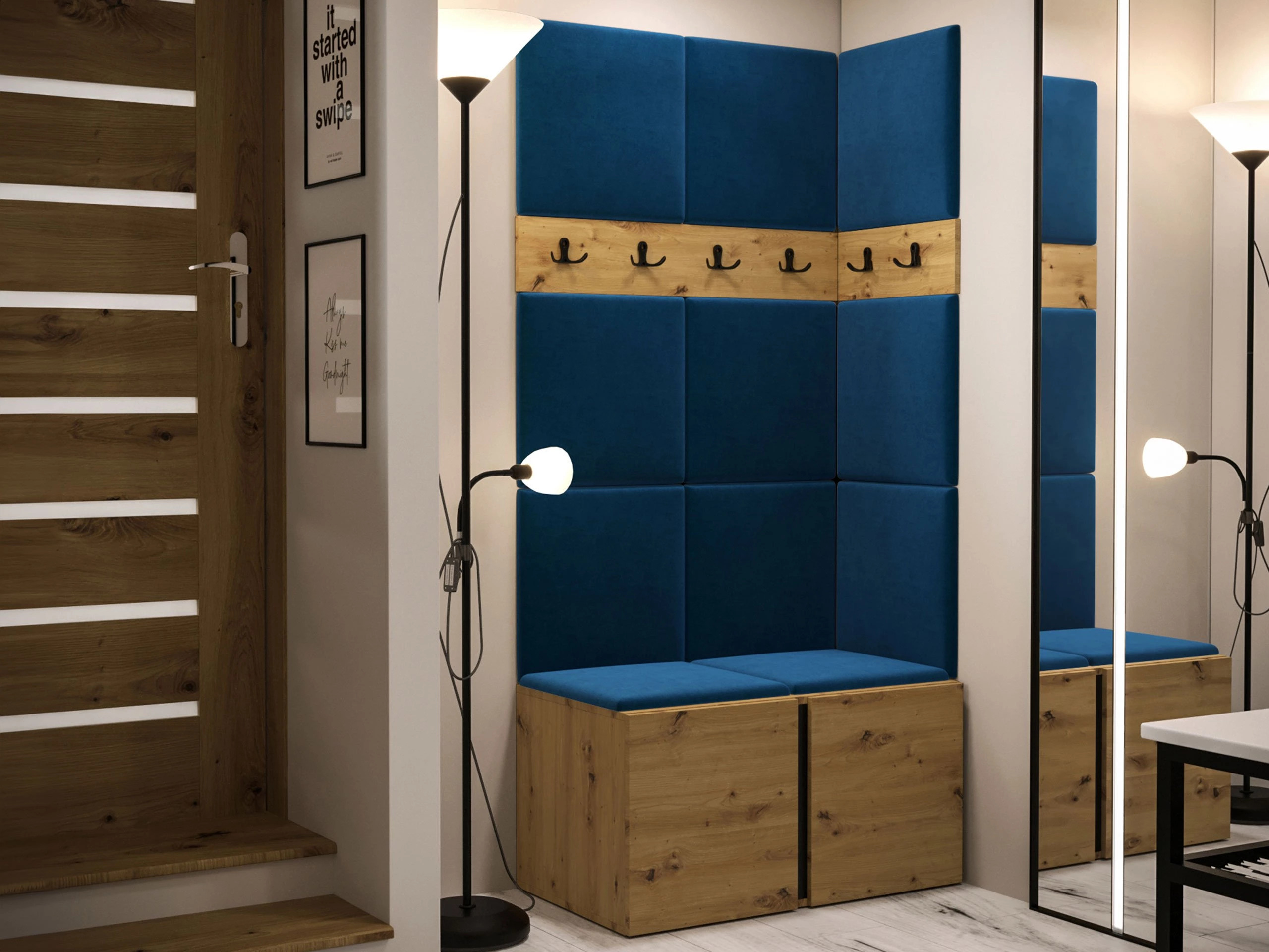 Flurgarnitur Hartford 264 (Artisan Eichenholzoptik)