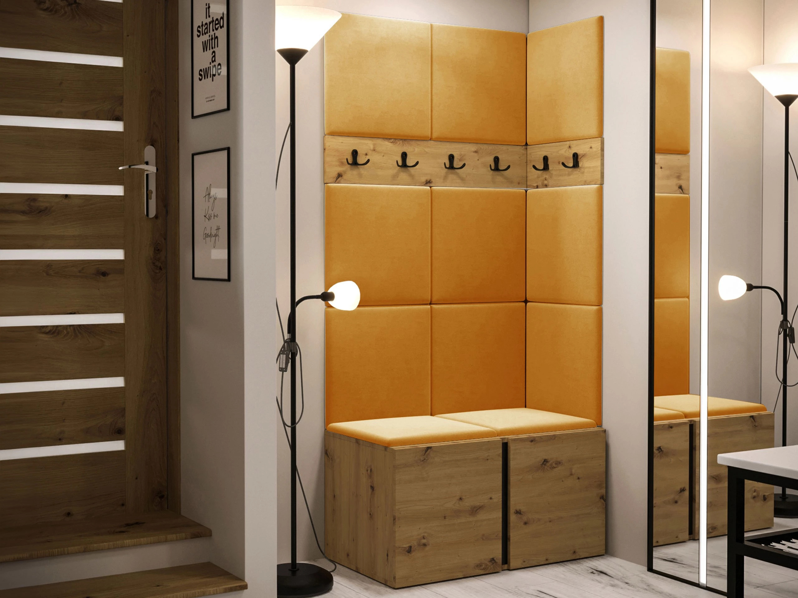 Flurgarnitur Hartford 264 (Artisan Eichenholzoptik)