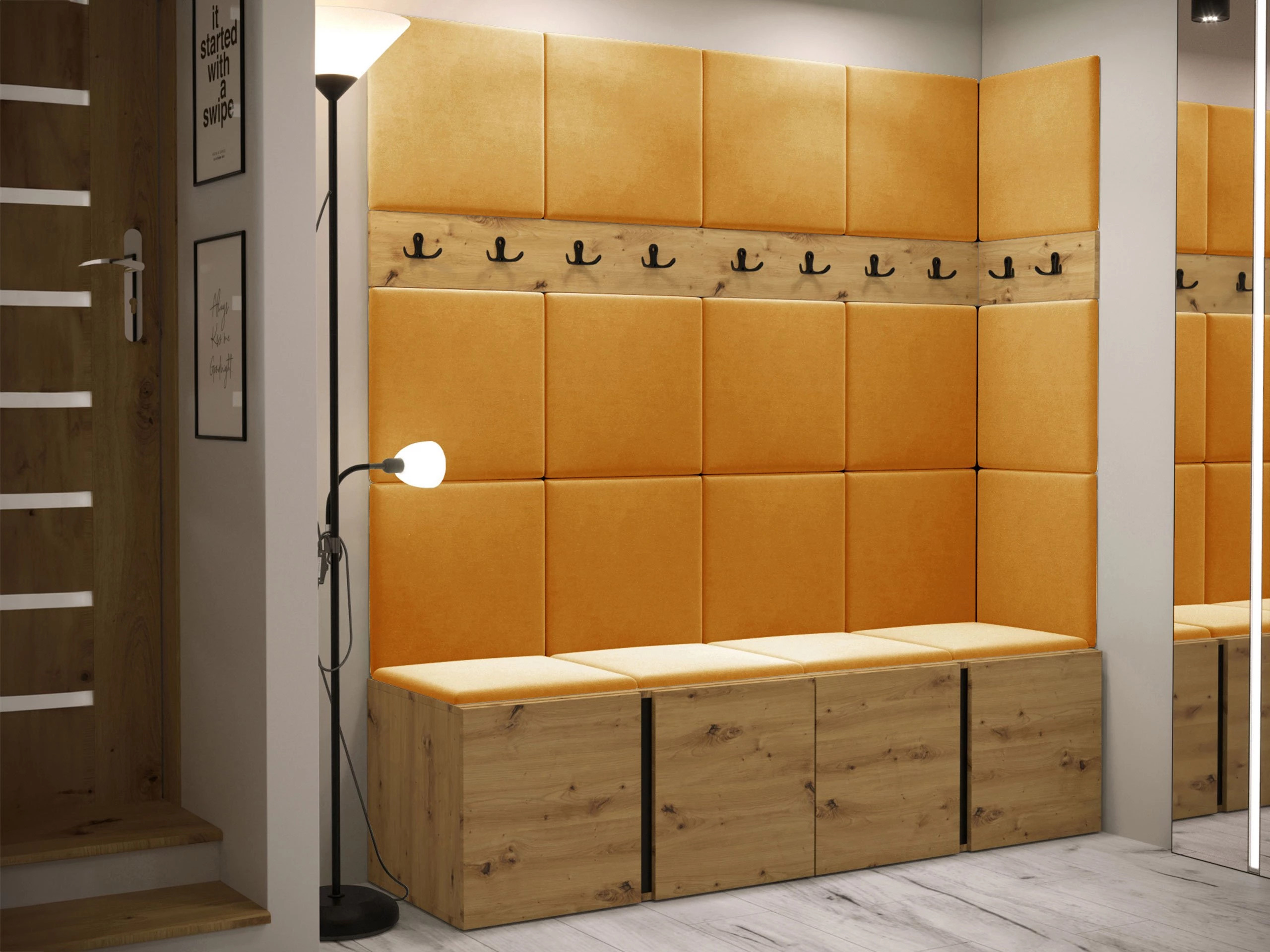 Flurgarnitur Hartford 265 (Artisan Eichenholzoptik)