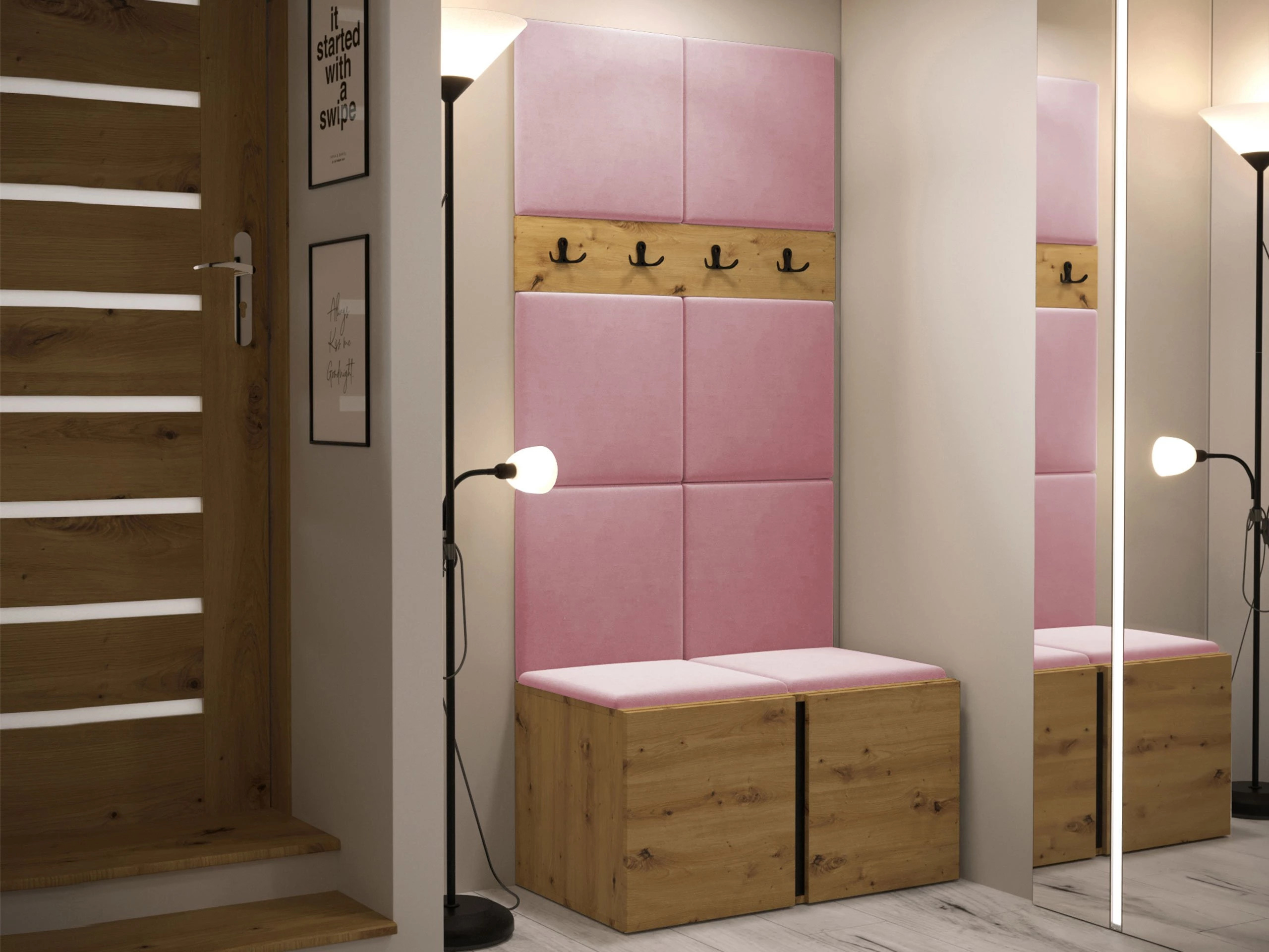 Flurgarnitur Hartford 267 (Artisan Eichenholzoptik)