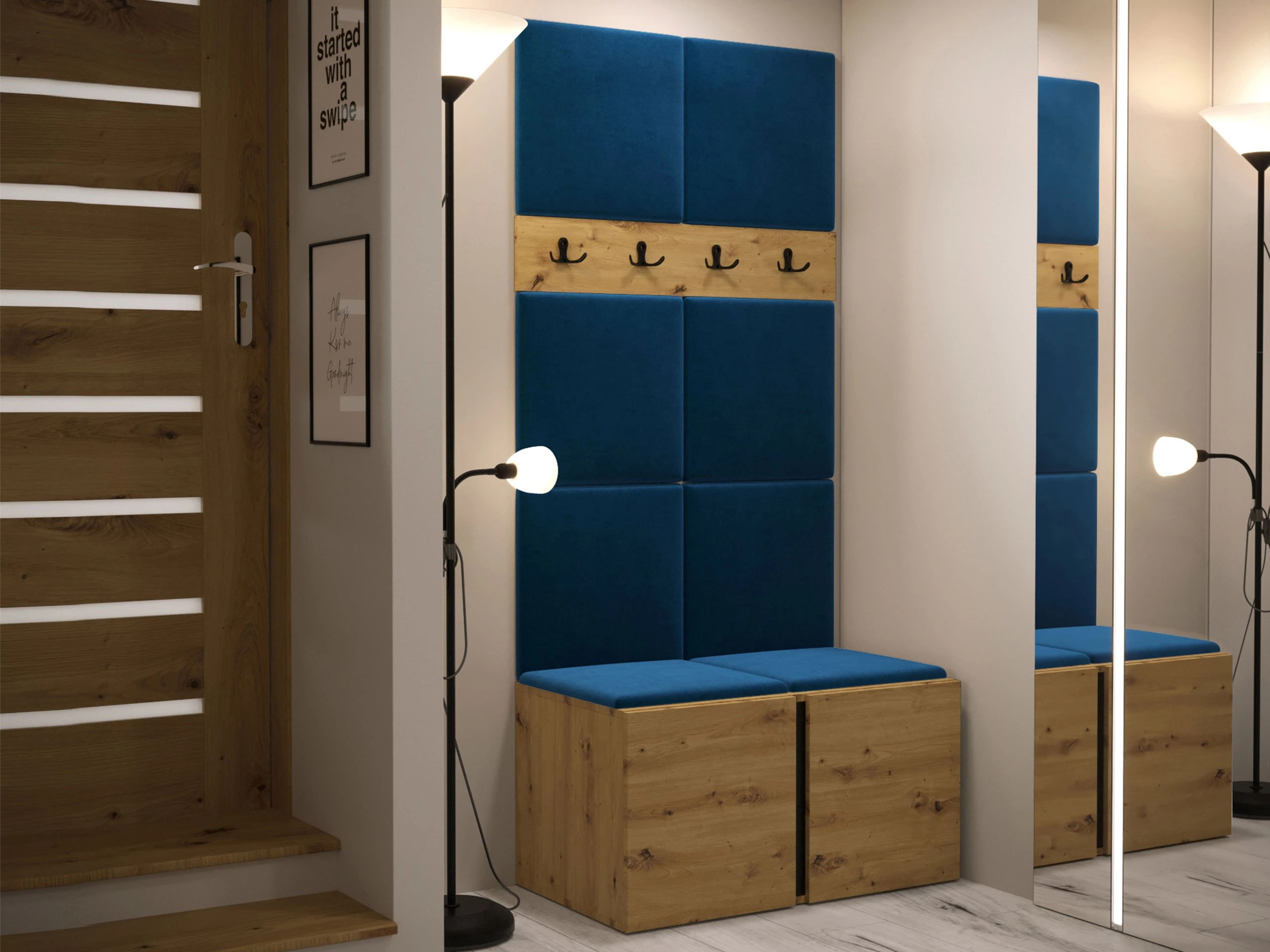 Flurgarnitur Hartford 267 (Artisan Eichenholzoptik)