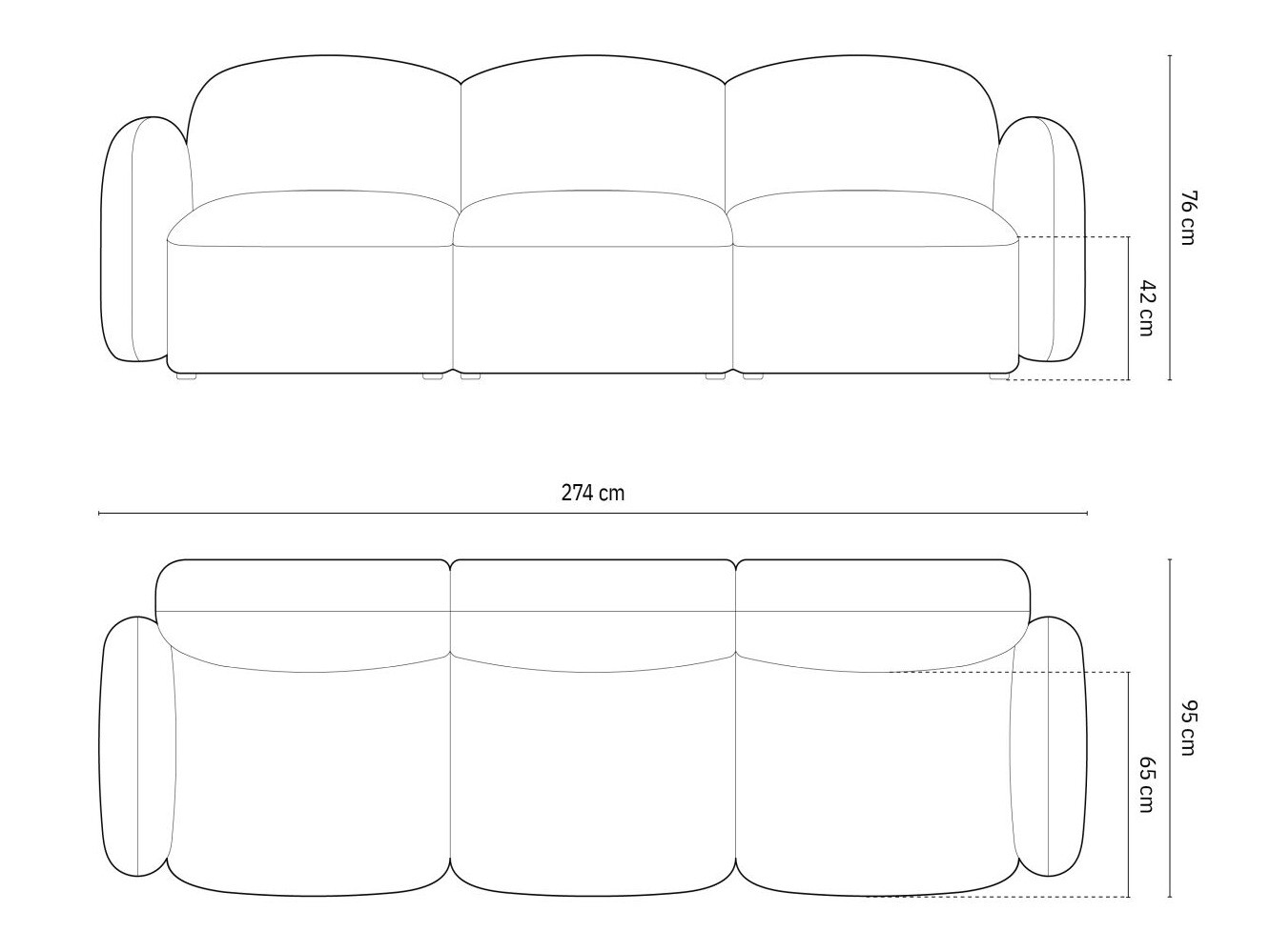 Sofa Tolmira 101 (Baltimore Khaki)