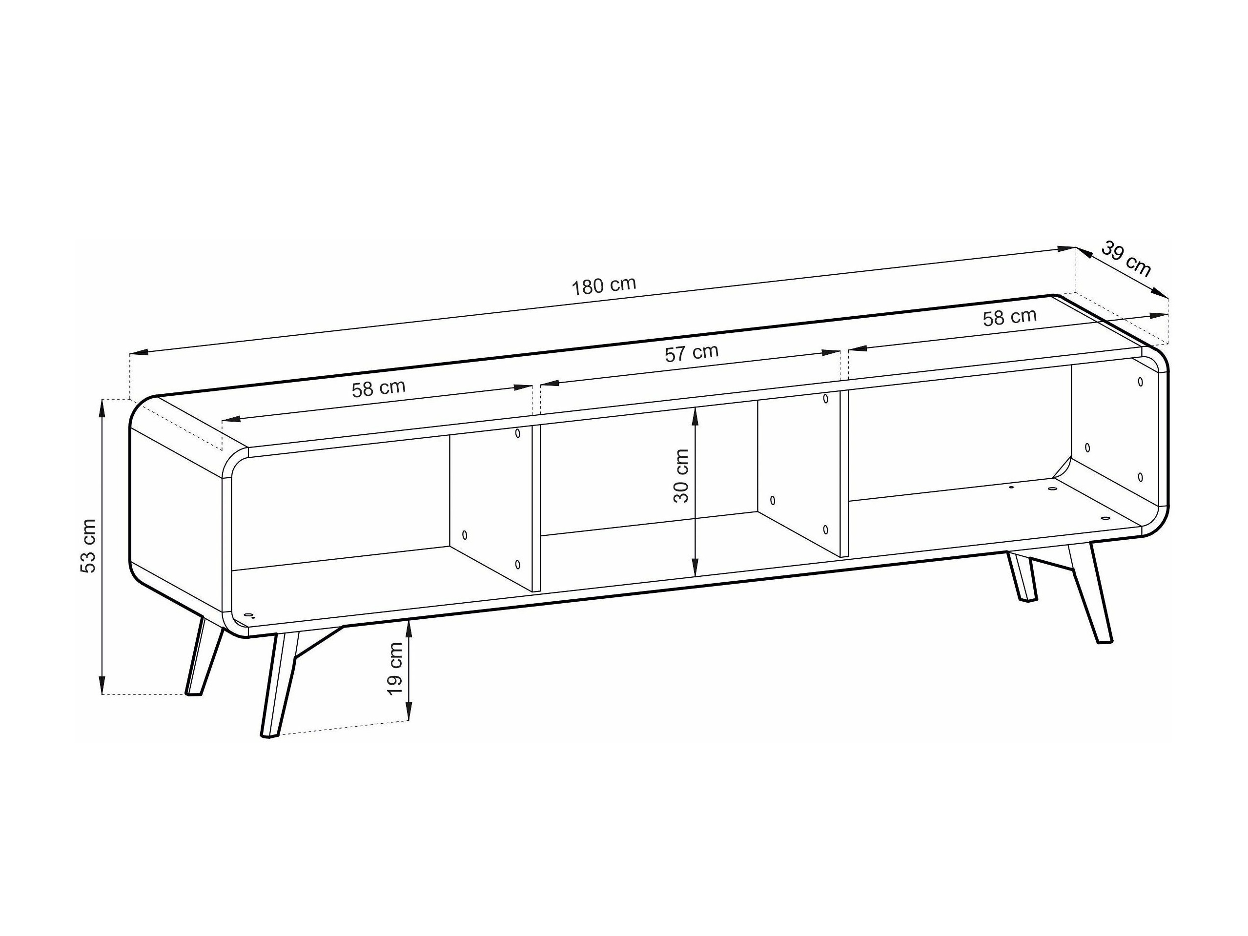 TV-Möbel Vesdore 100