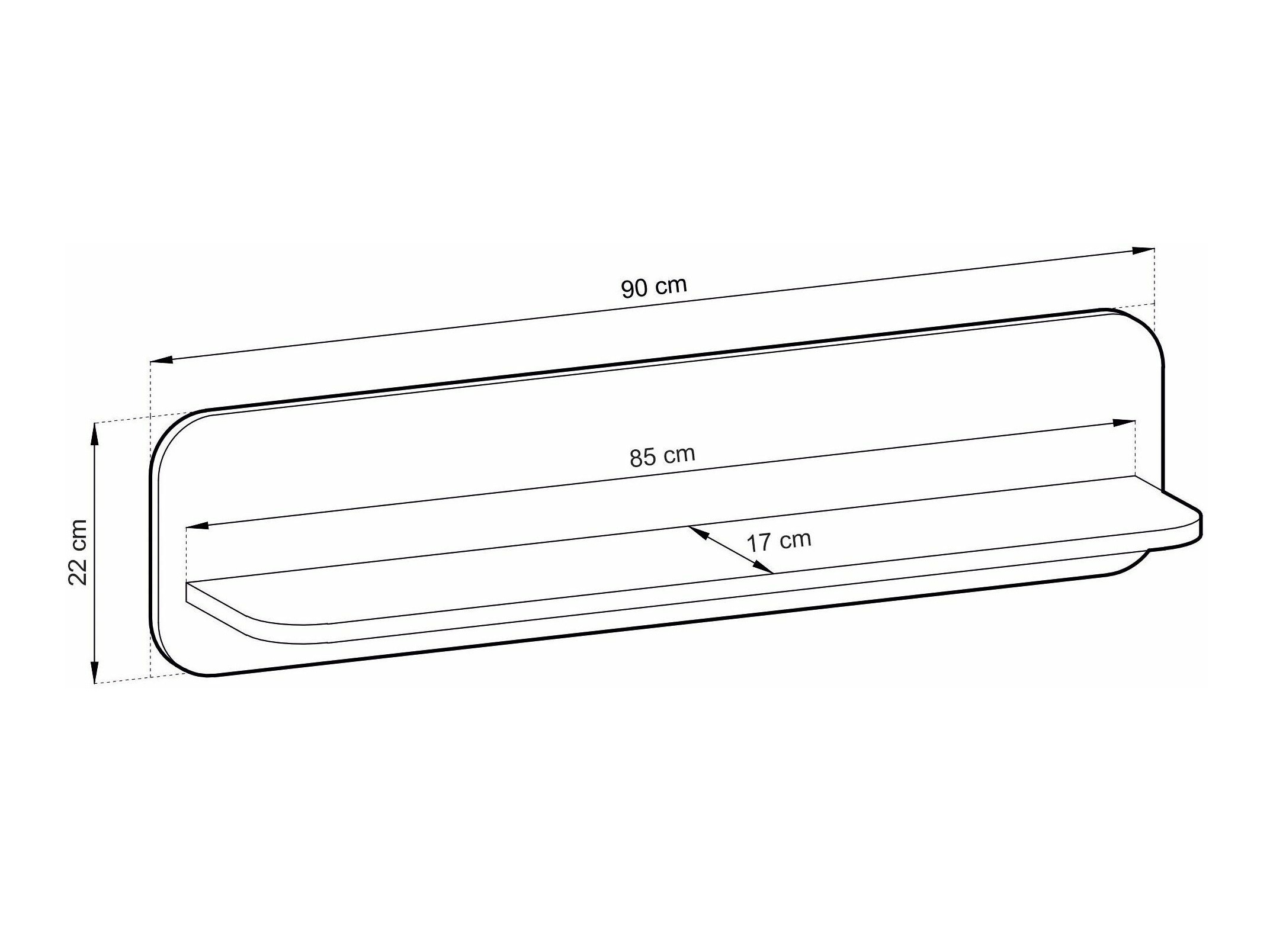 Wandregal Vesdore 101