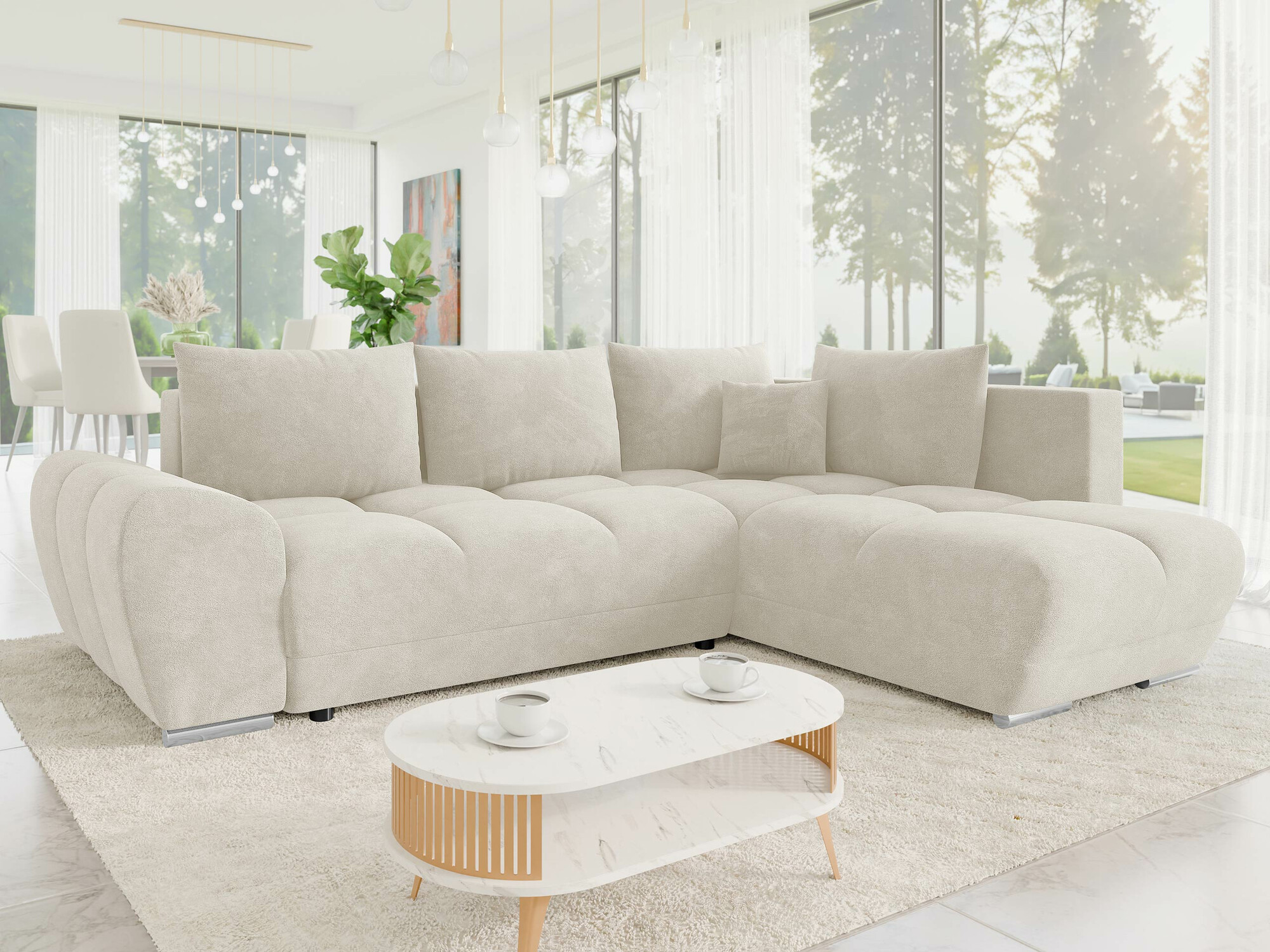Ecksofa SD2550 mit beschädigter verpackung