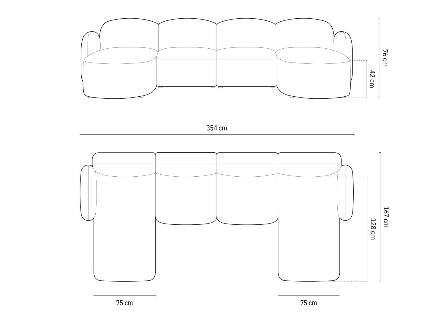 Ecksofa Tolmira 105 (Baltimore Khaki)