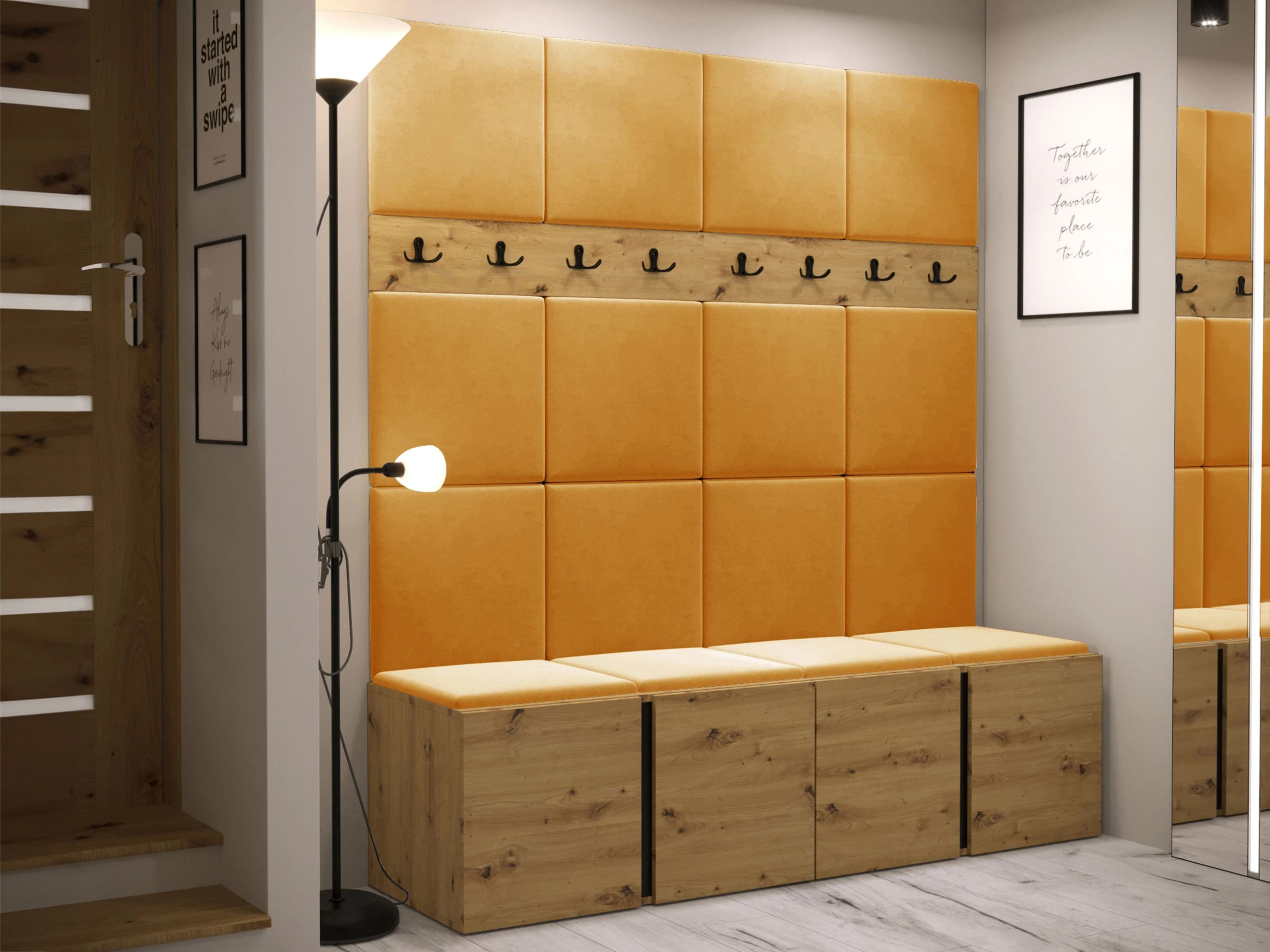 Flurgarnitur Hartford 268 (Artisan Eichenholzoptik)