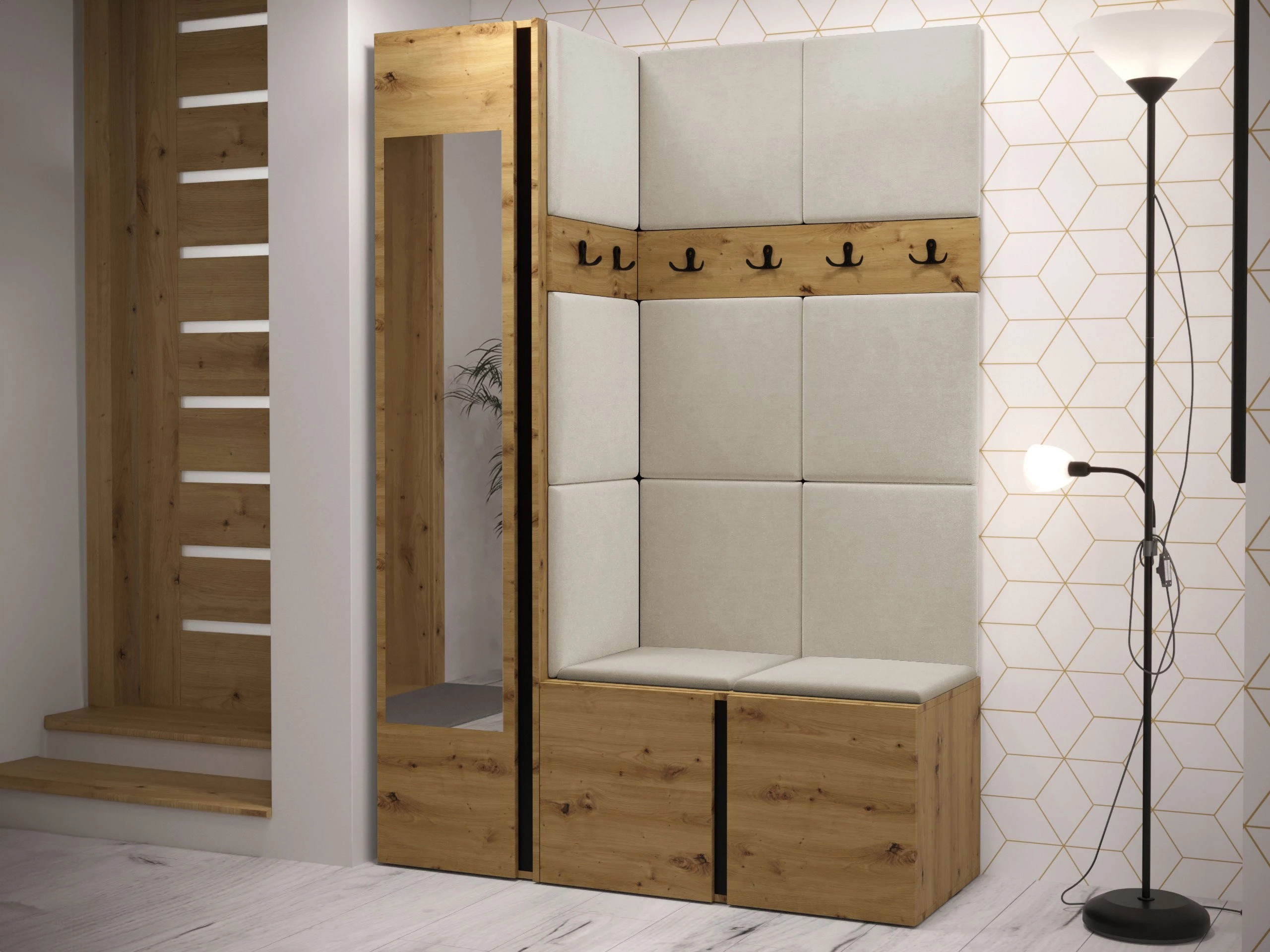 Flurgarnitur Hartford 277 (Manila 02)