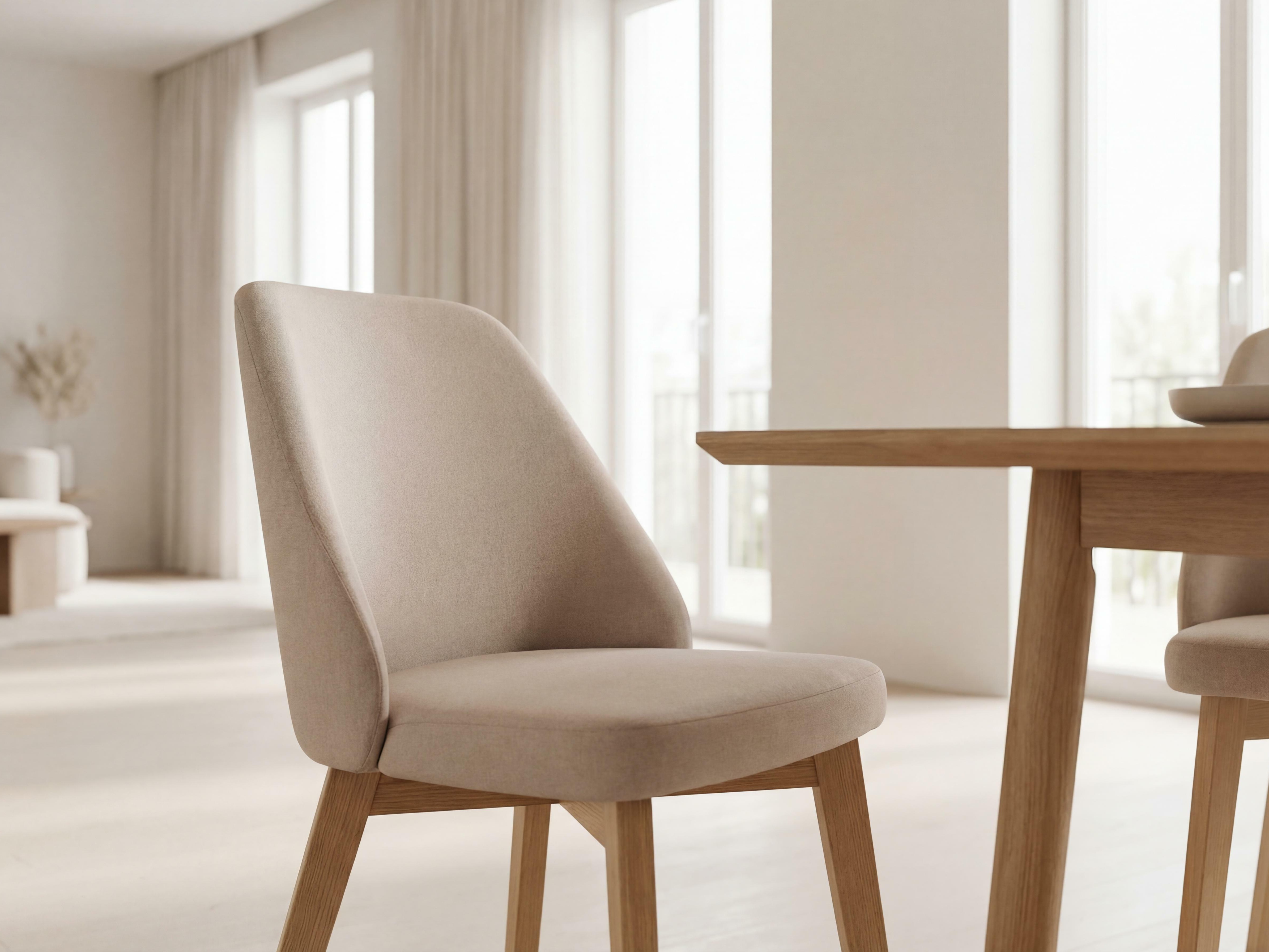 Stuhl Valdosta 100 (Eiche hell + Beige)