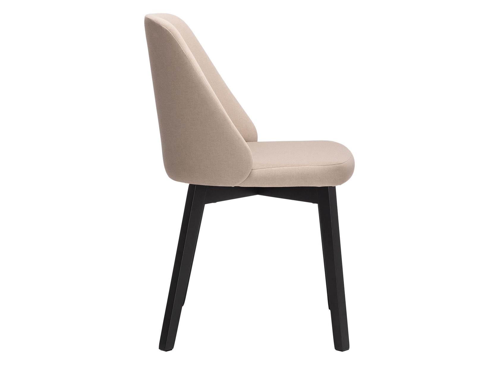 Stuhl Valdosta 100 (Schwarz + Beige)