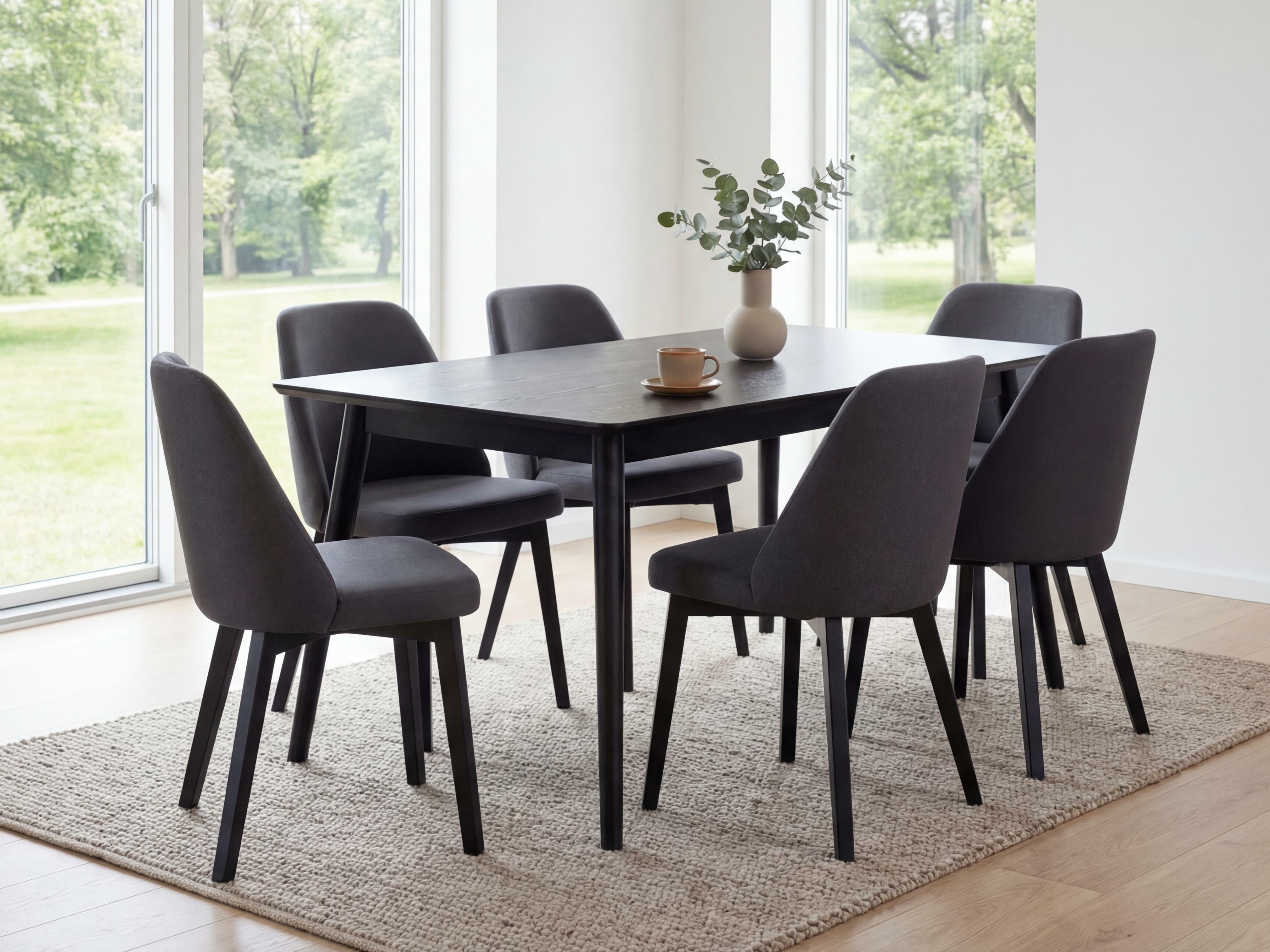 Stuhl Valdosta 100 (Schwarz + Graphit)