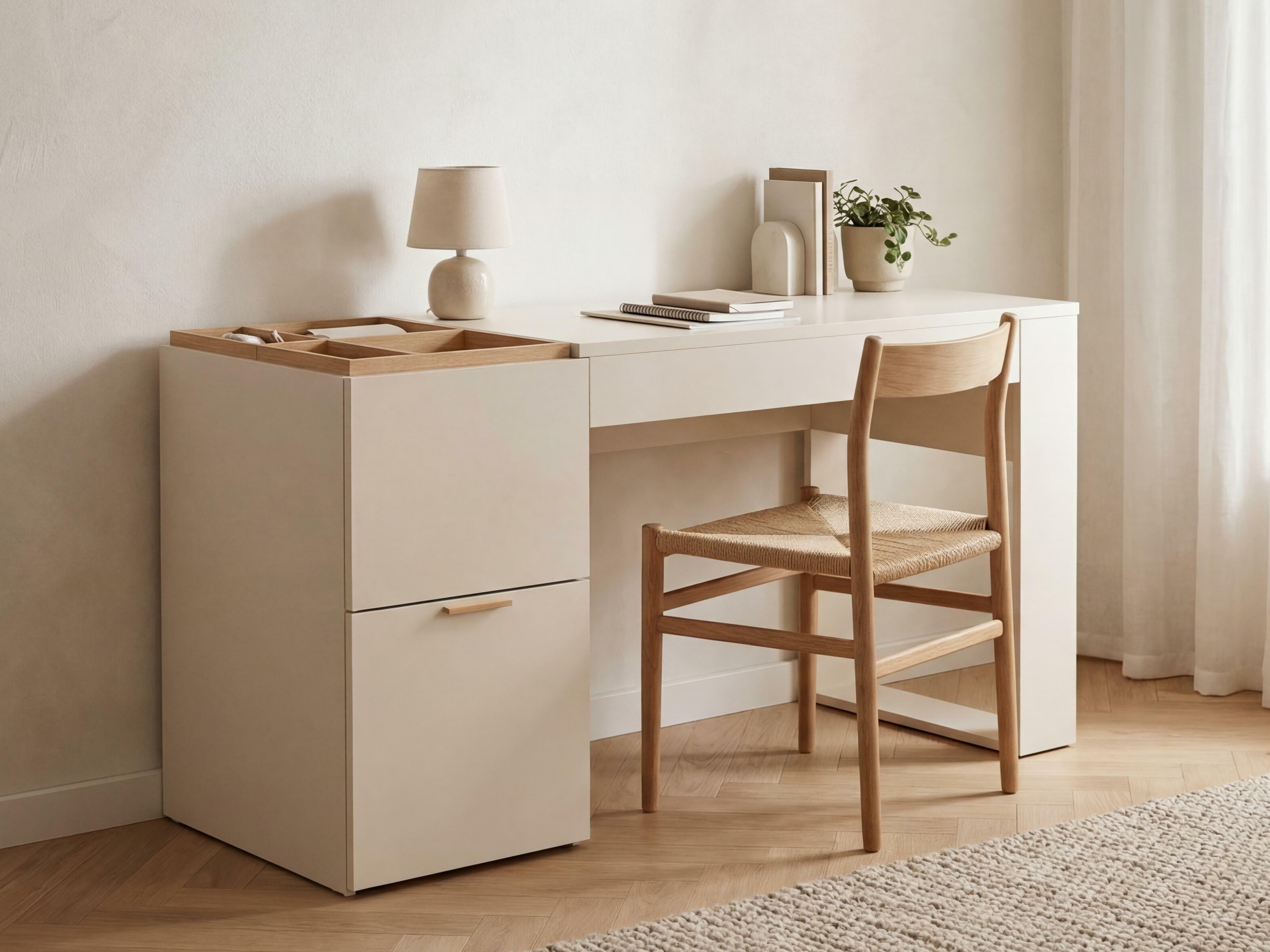 Bürotisch Veldalo 104 (Eichenholzoptik hell)