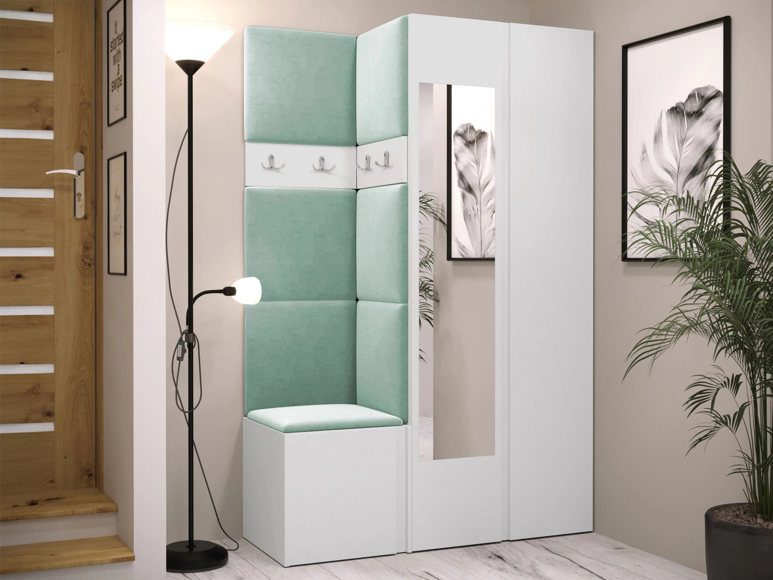 Flurgarnitur Pinis XXVI (Weiss)