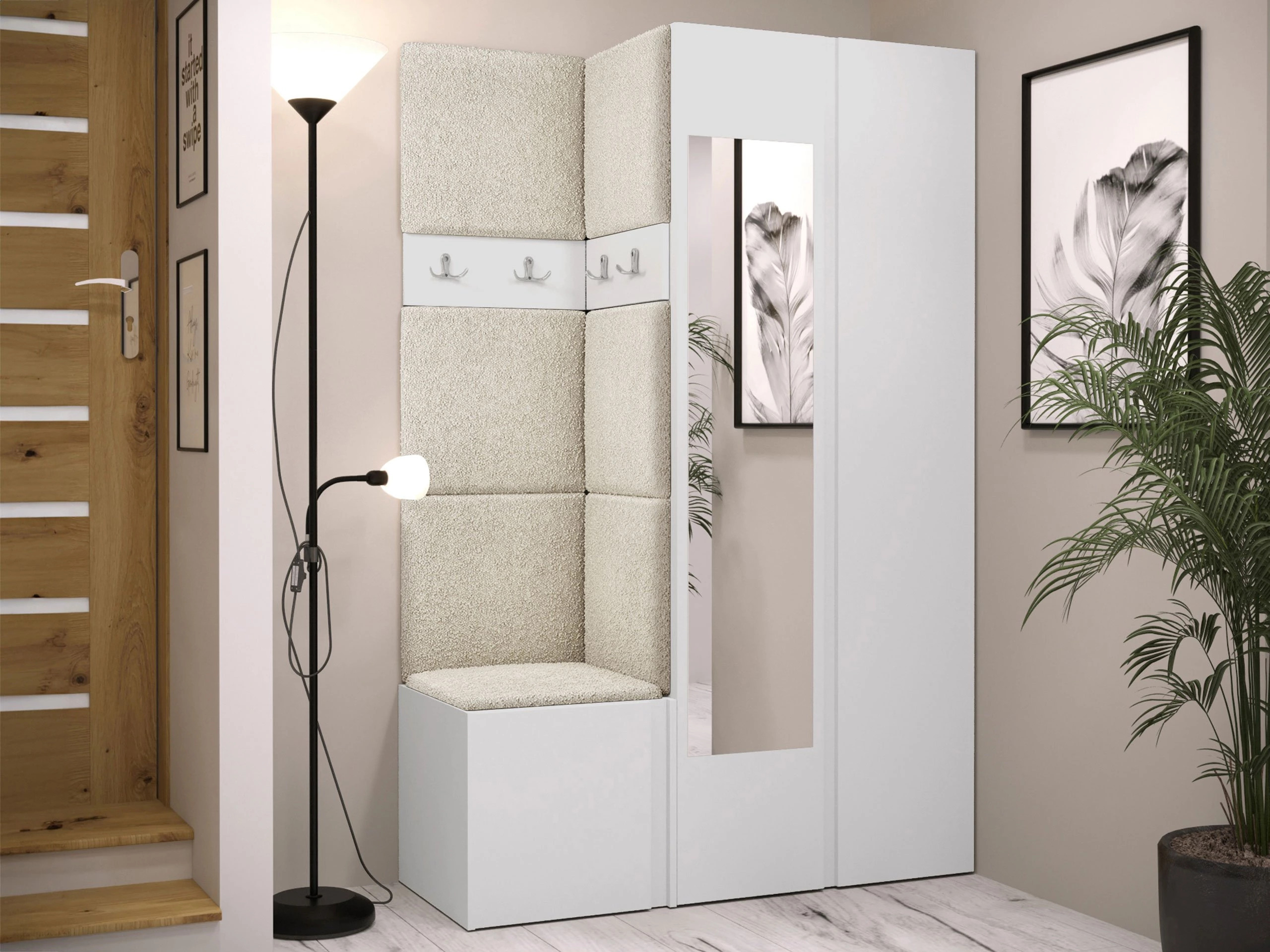 Flurgarnitur Pinis XXVI (Weiss)