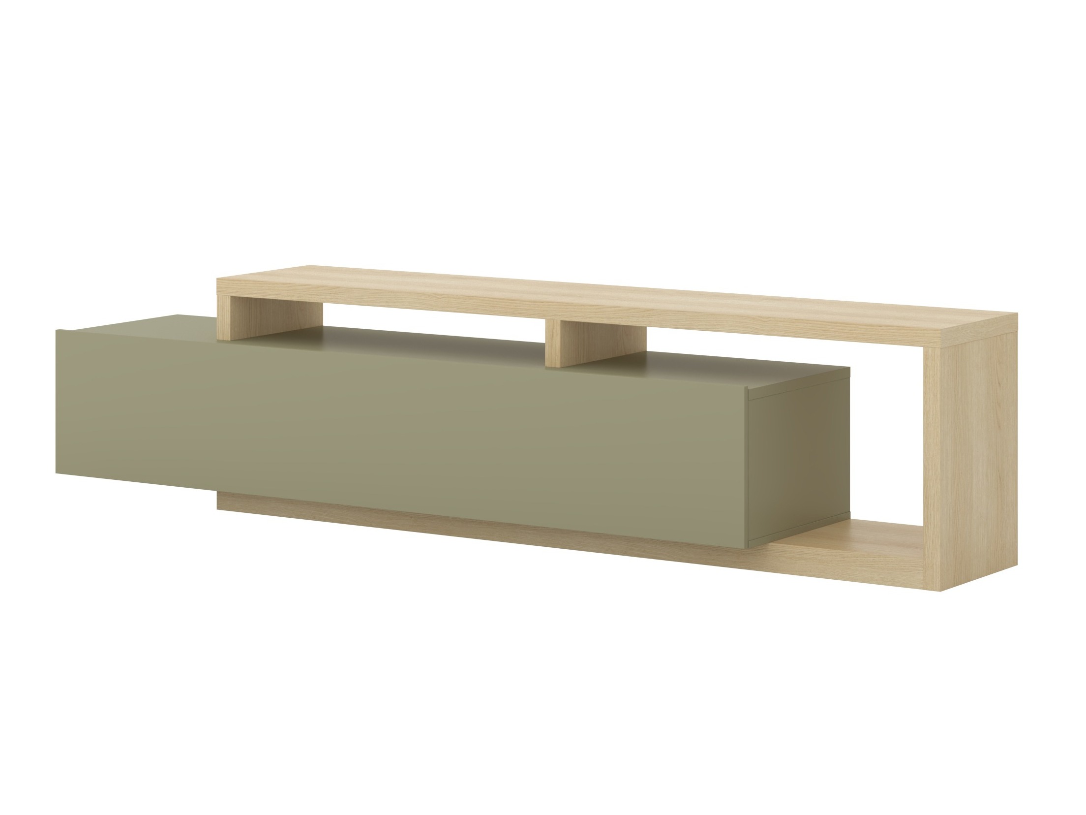 TV-Möbel Lutiva 103 (Eukalyptus + Eiche)