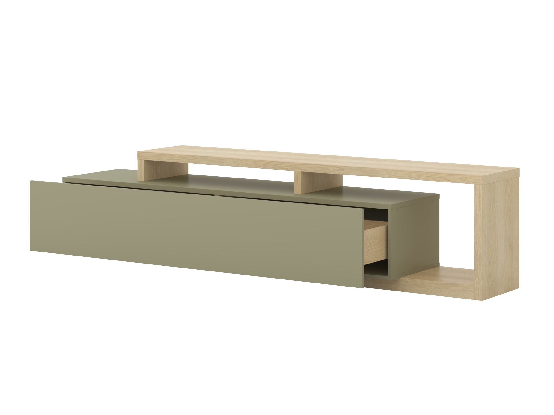 TV-Möbel Lutiva 103 (Eukalyptus + Eiche)