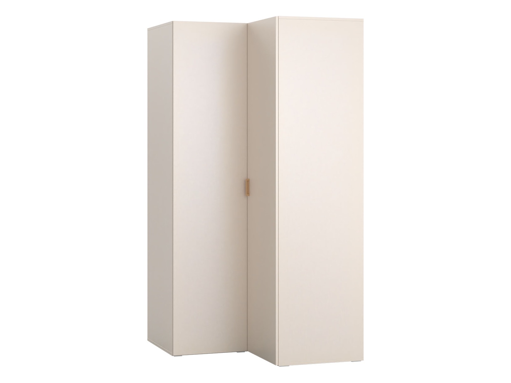 Eckkleiderschrank Veldalo 107 (Eichenholzoptik hell)