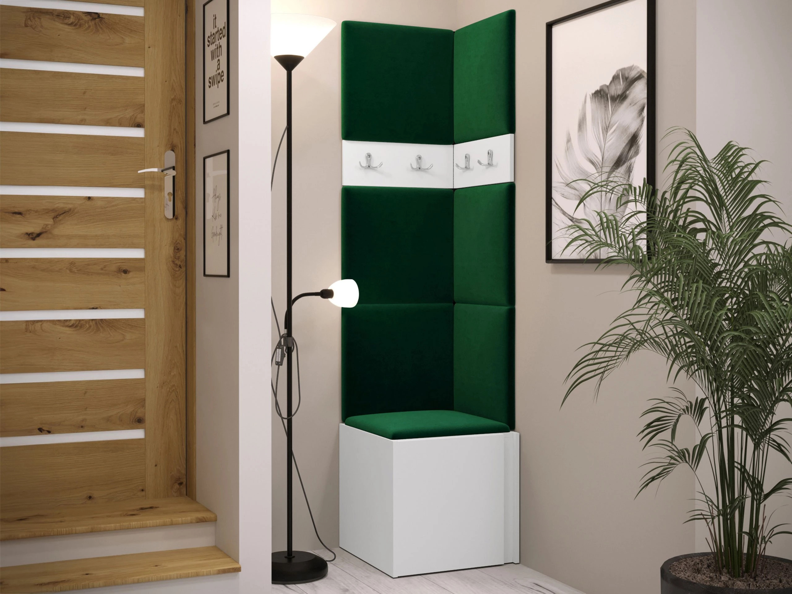 Flurgarnitur Hartford 347 (Weiss)