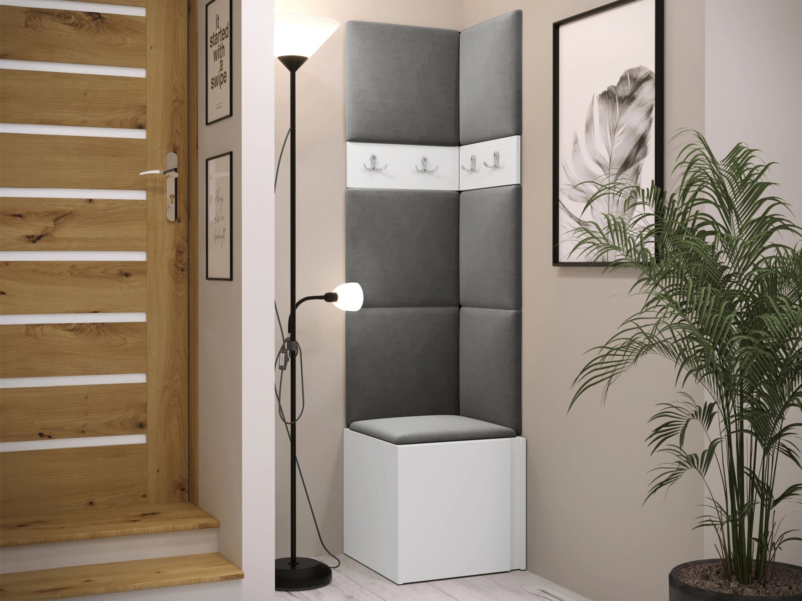 Flurgarnitur Hartford 347 (Weiss)