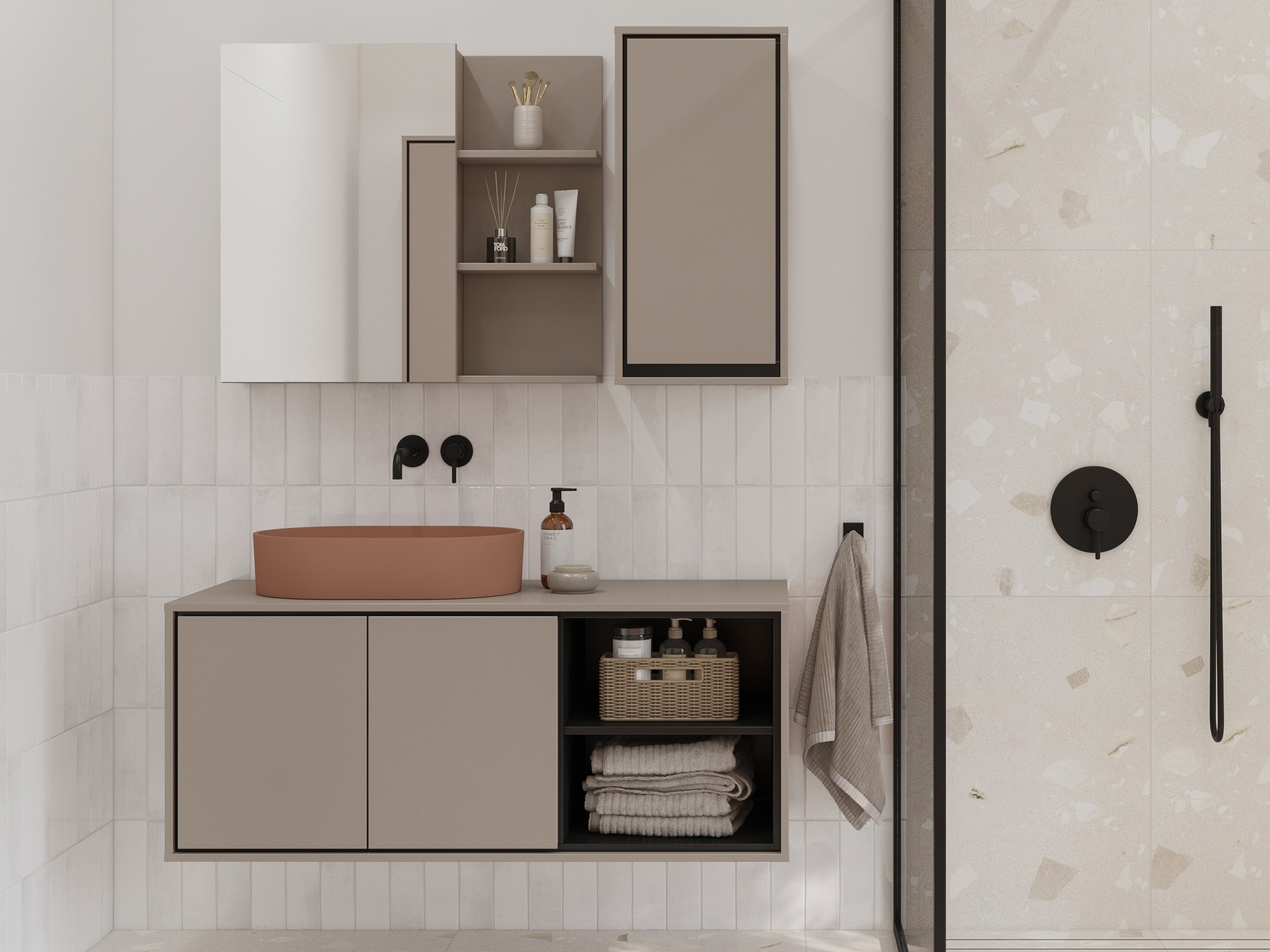 Badezimmer-Set Tecavu 106