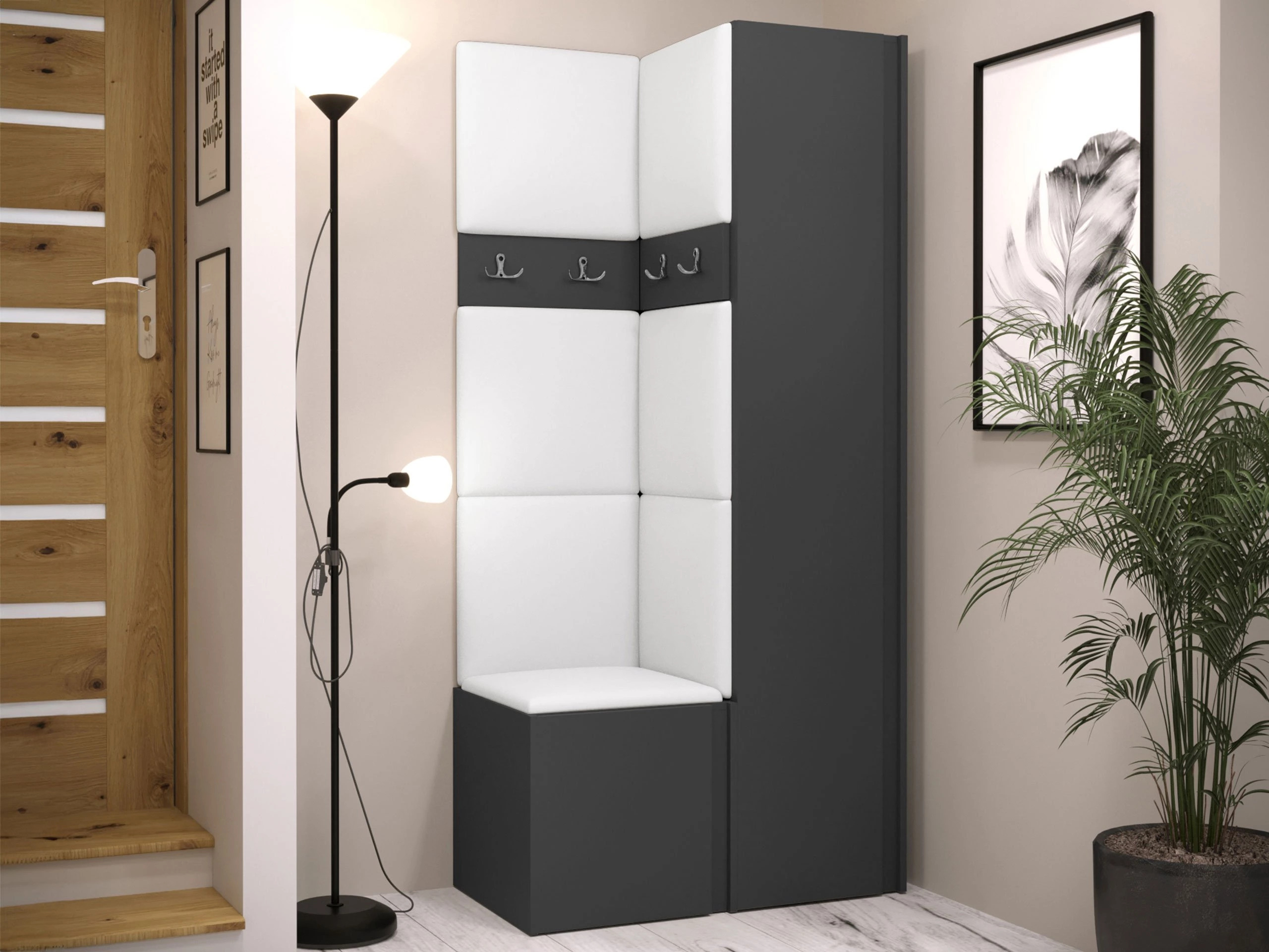 Flurgarnitur Hartford 348 (Graphit)