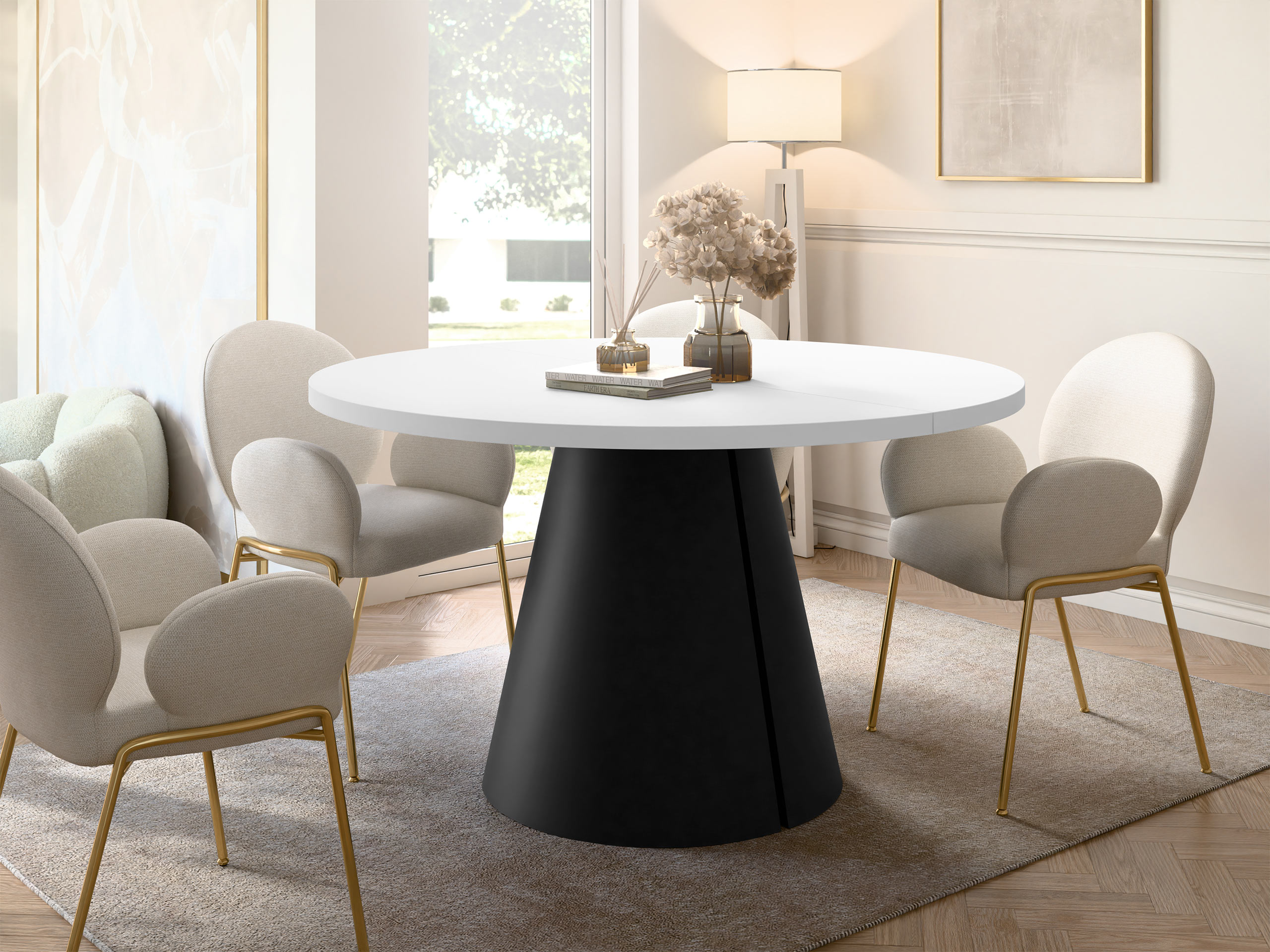 Tisch Oswego 165 (Weiss)