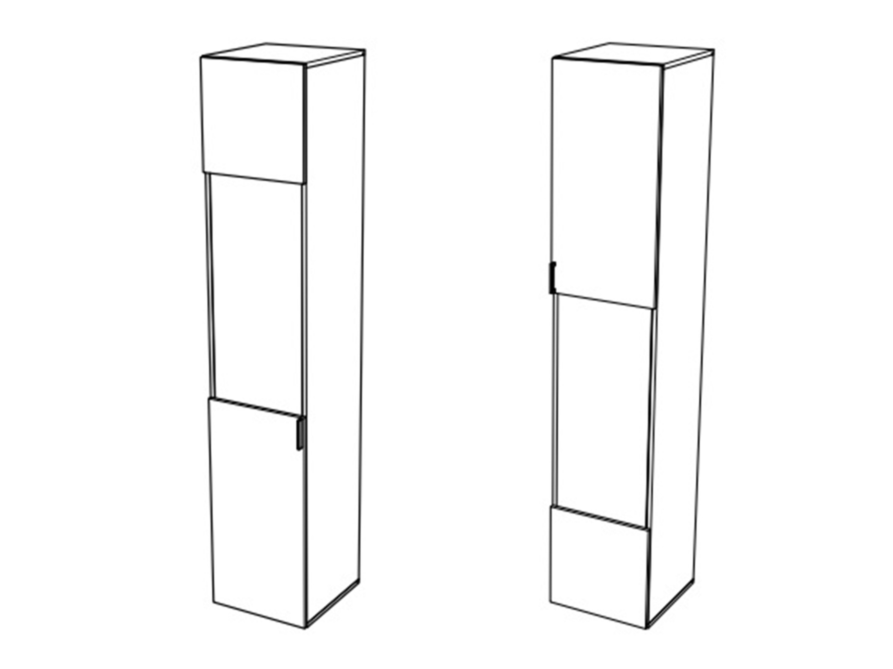 Regal Veldalo 116 (Eichenholzoptik hell)