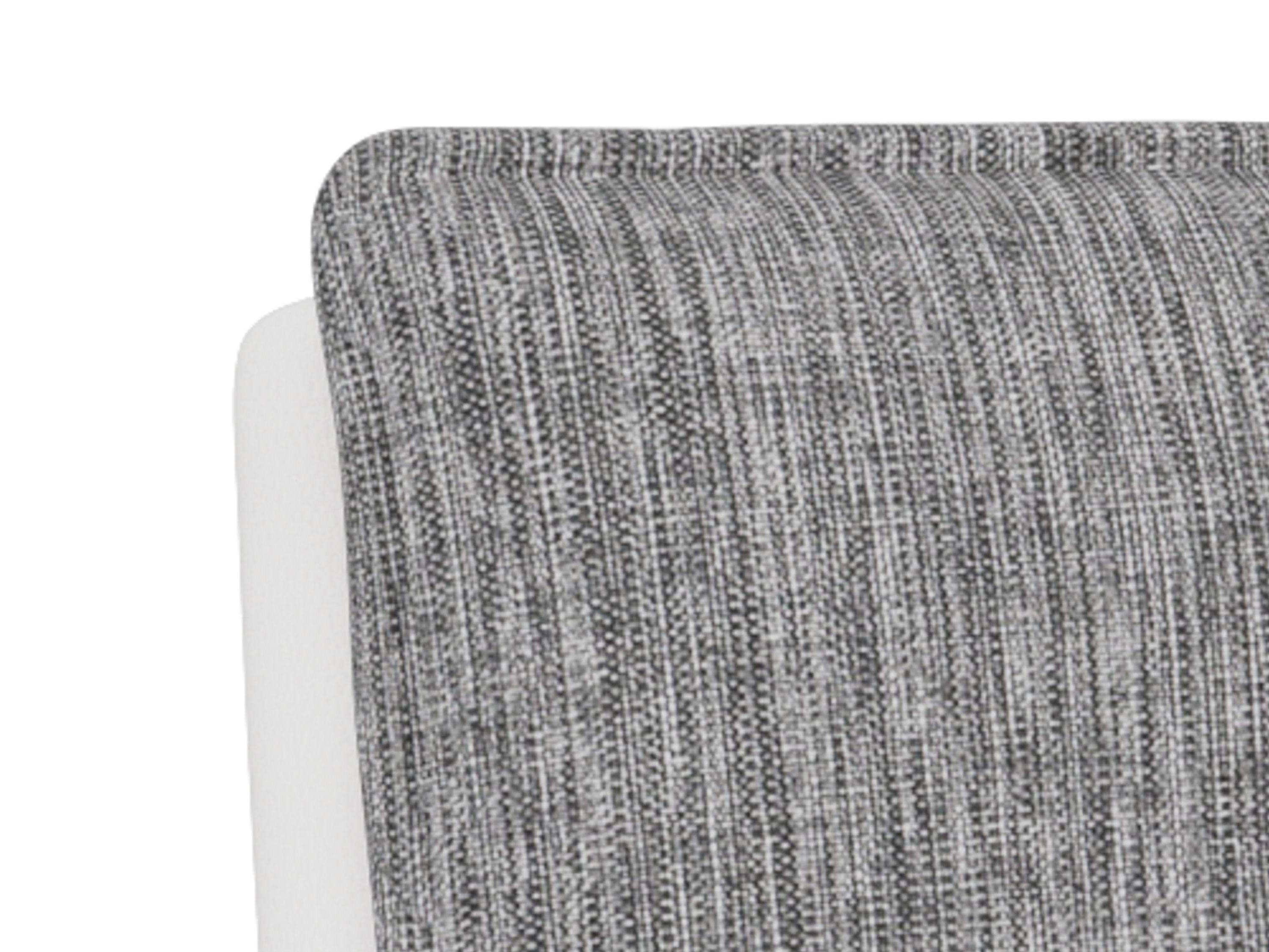 Schlafsofa Norsica 228 (Weiss + Hellgrau)