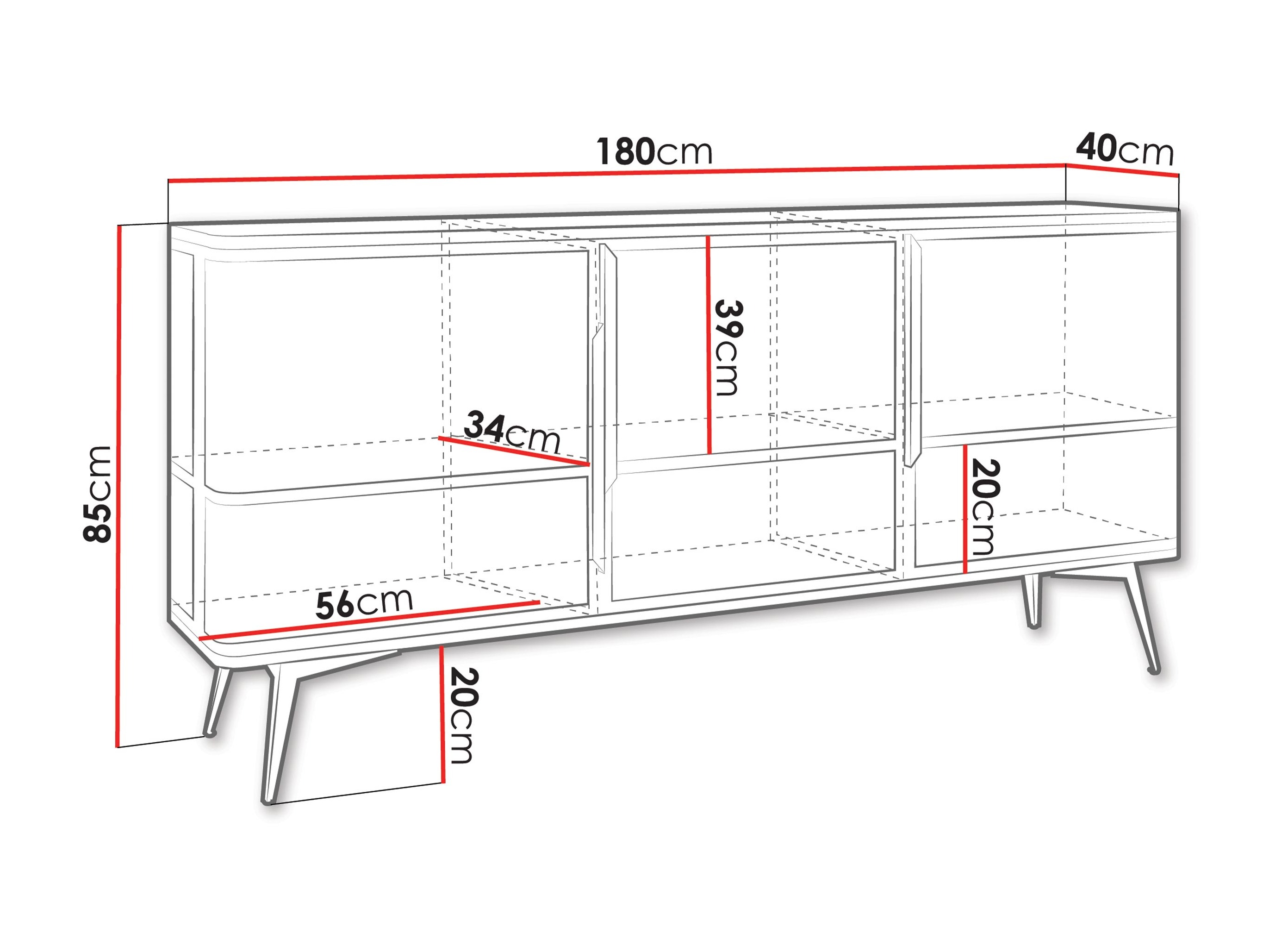 Sideboard Camfelo 101 (Kaschmir)
