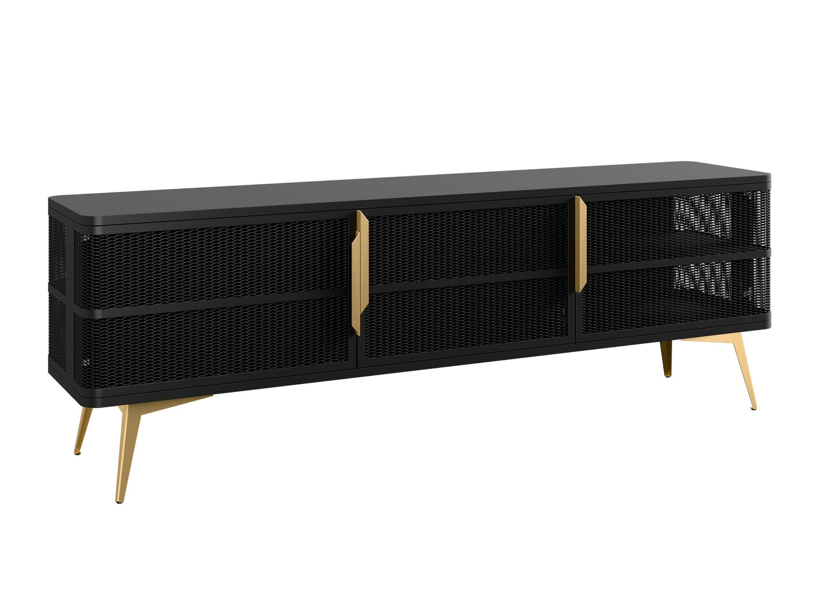 TV-Möbel Camfelo 102 (Schwarz)