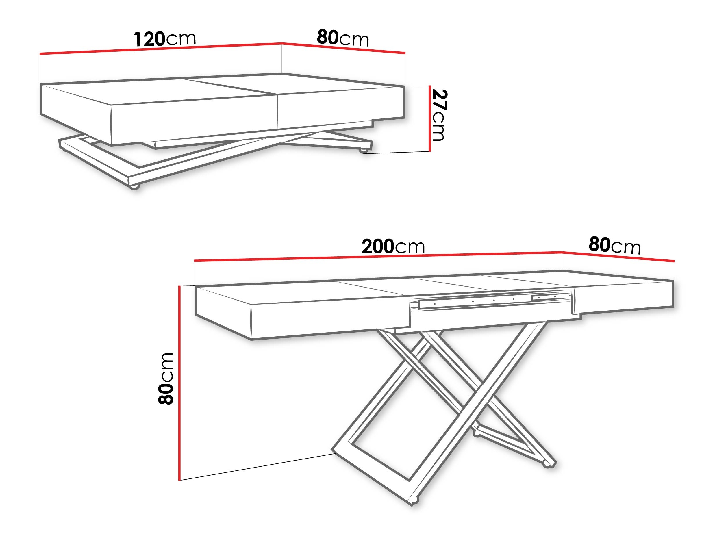 Couchtisch-Transformer Oswego 173