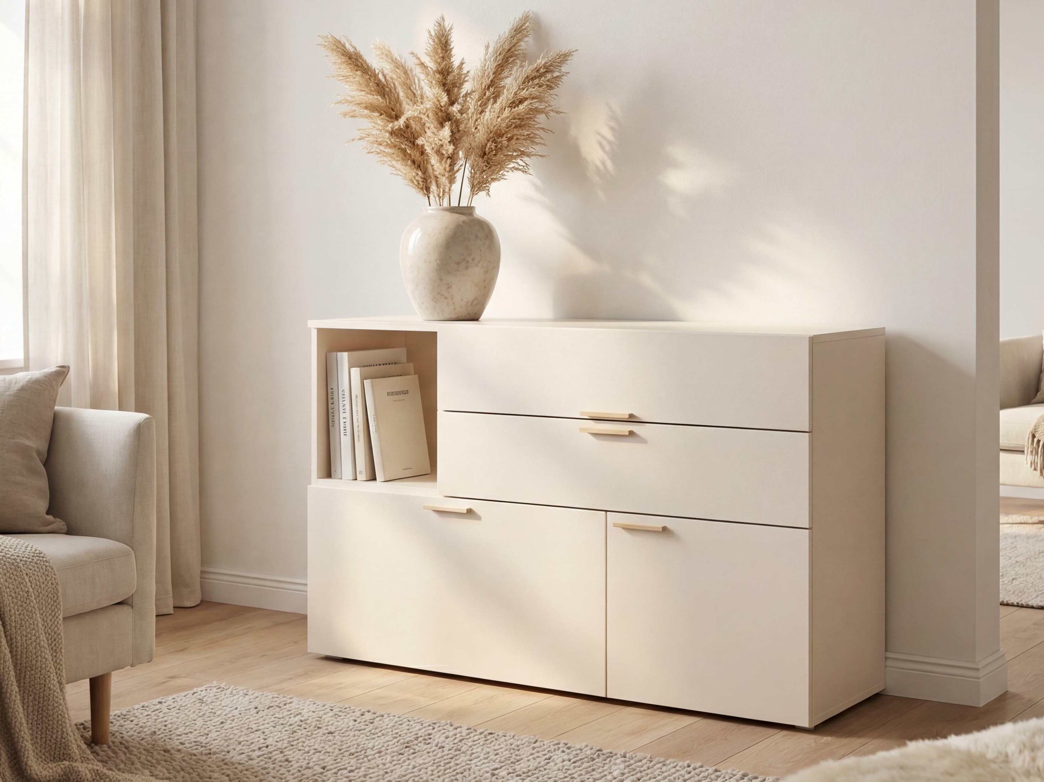 Kommoden Veldalo 121 (Eichenholzoptik hell)