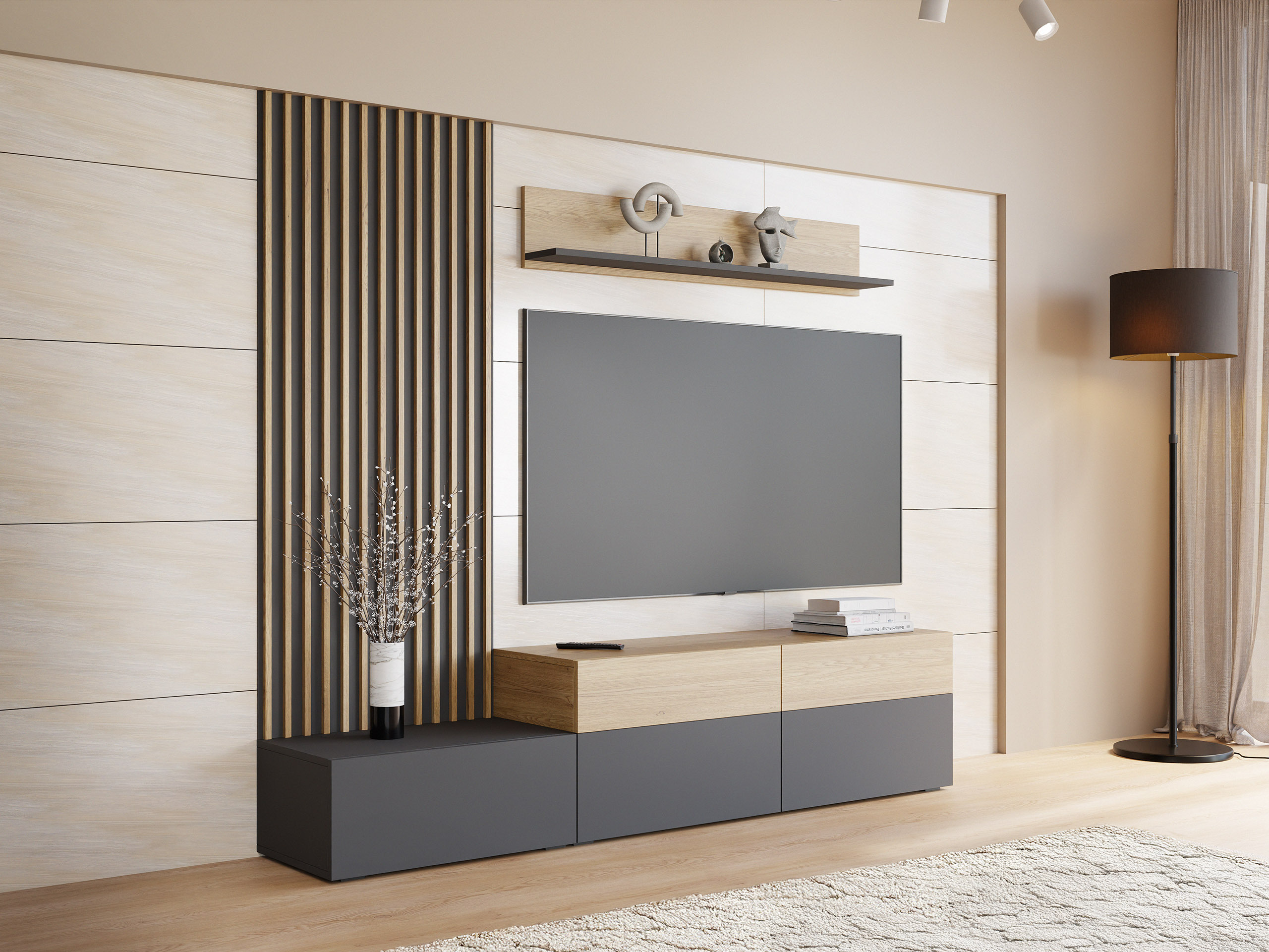 Wohnzimmer-Sets Comfivo Munium I