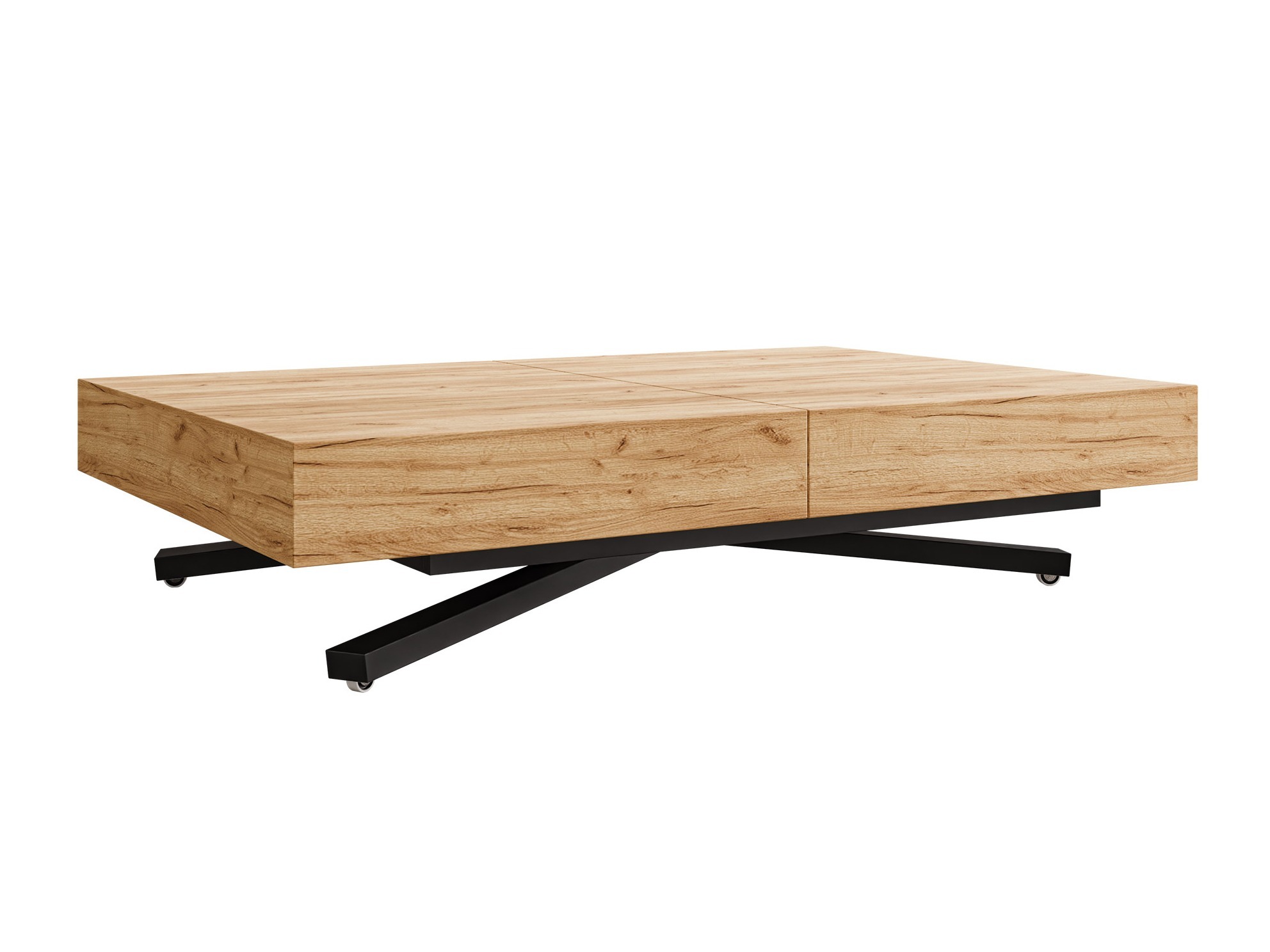 Couchtisch-Transformer Oswego 176 (Craft goldene Eichenholzoptik)