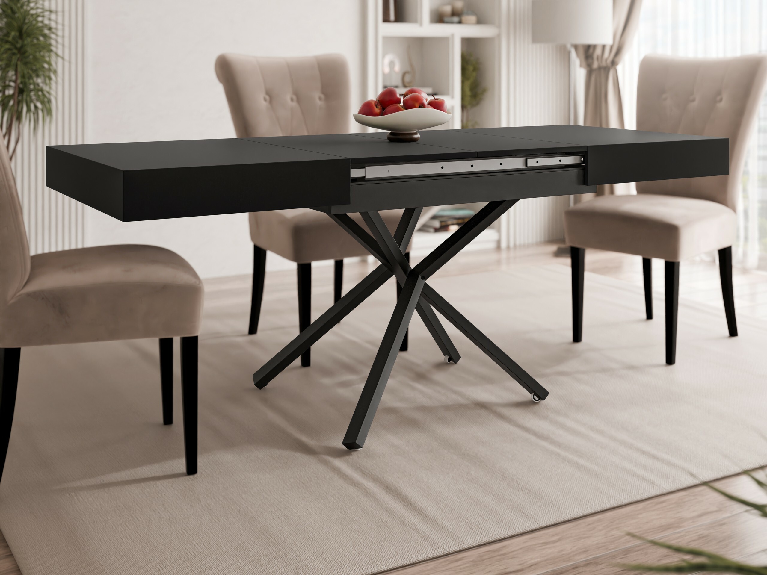 Couchtisch-Transformer Oswego 176 (Schwarz)