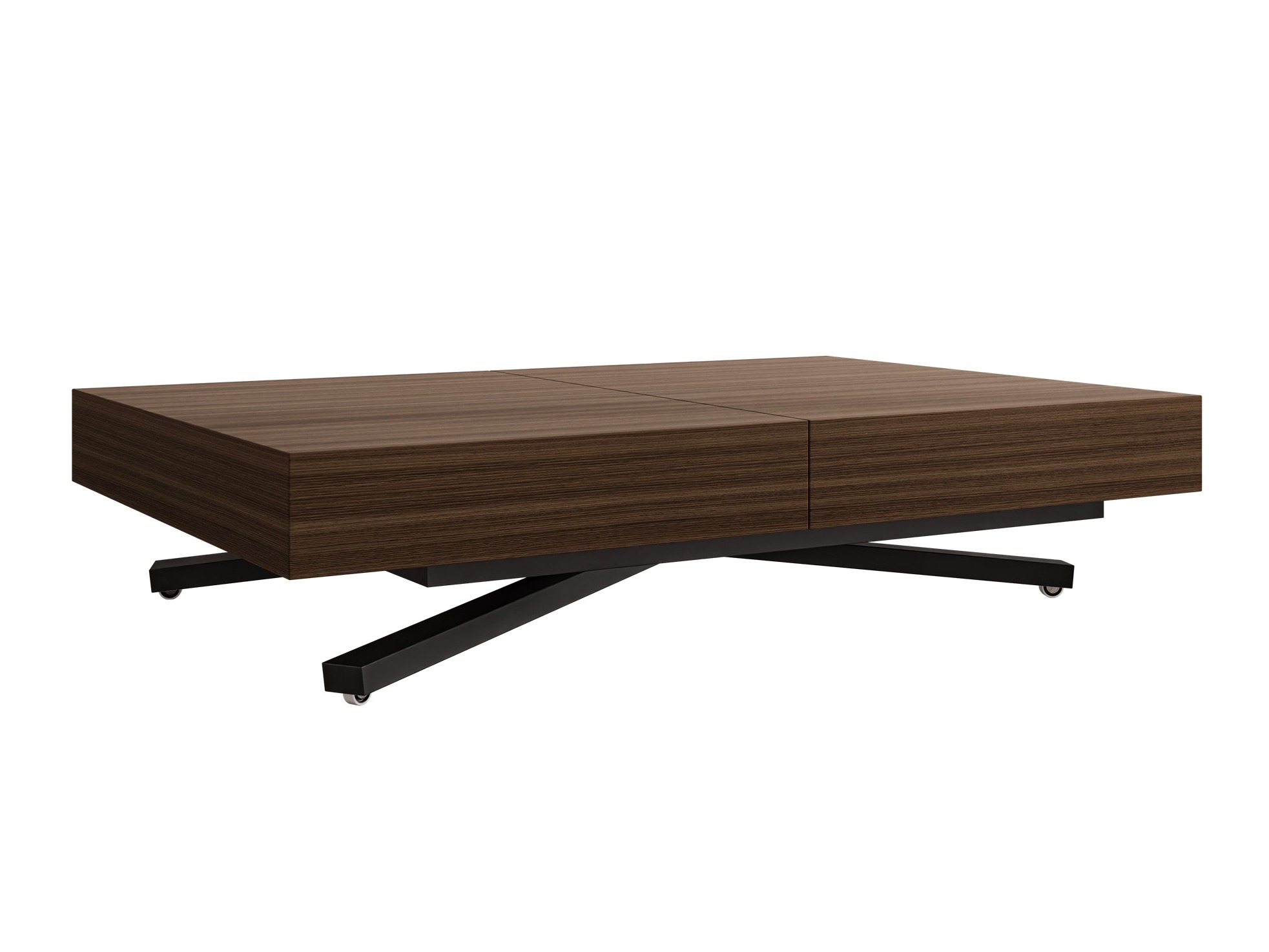Couchtisch-Transformer Oswego 176 (Walnussholzoptik)