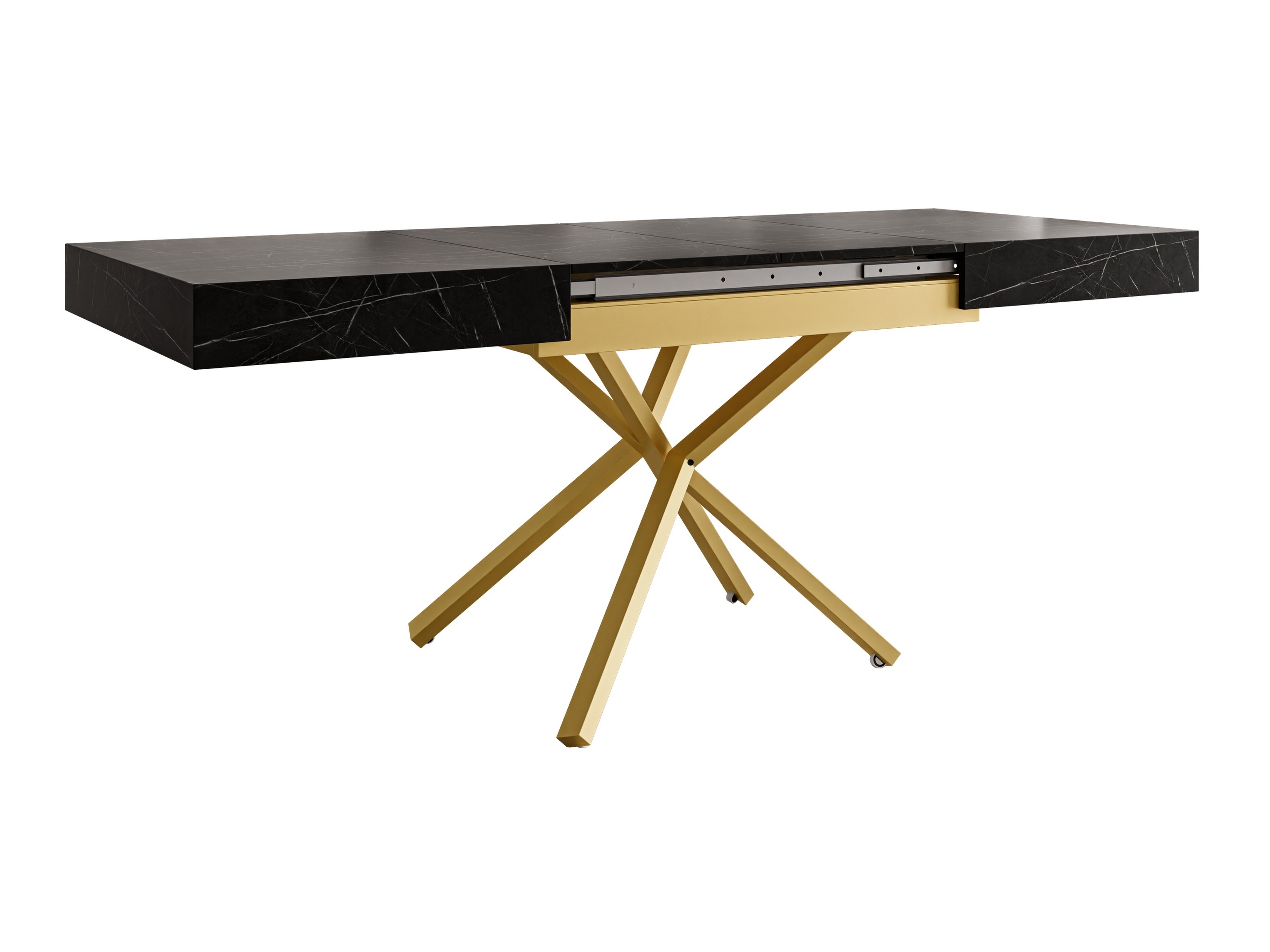 Couchtisch-Transformer Oswego 178 (Schwarzer Marmor)