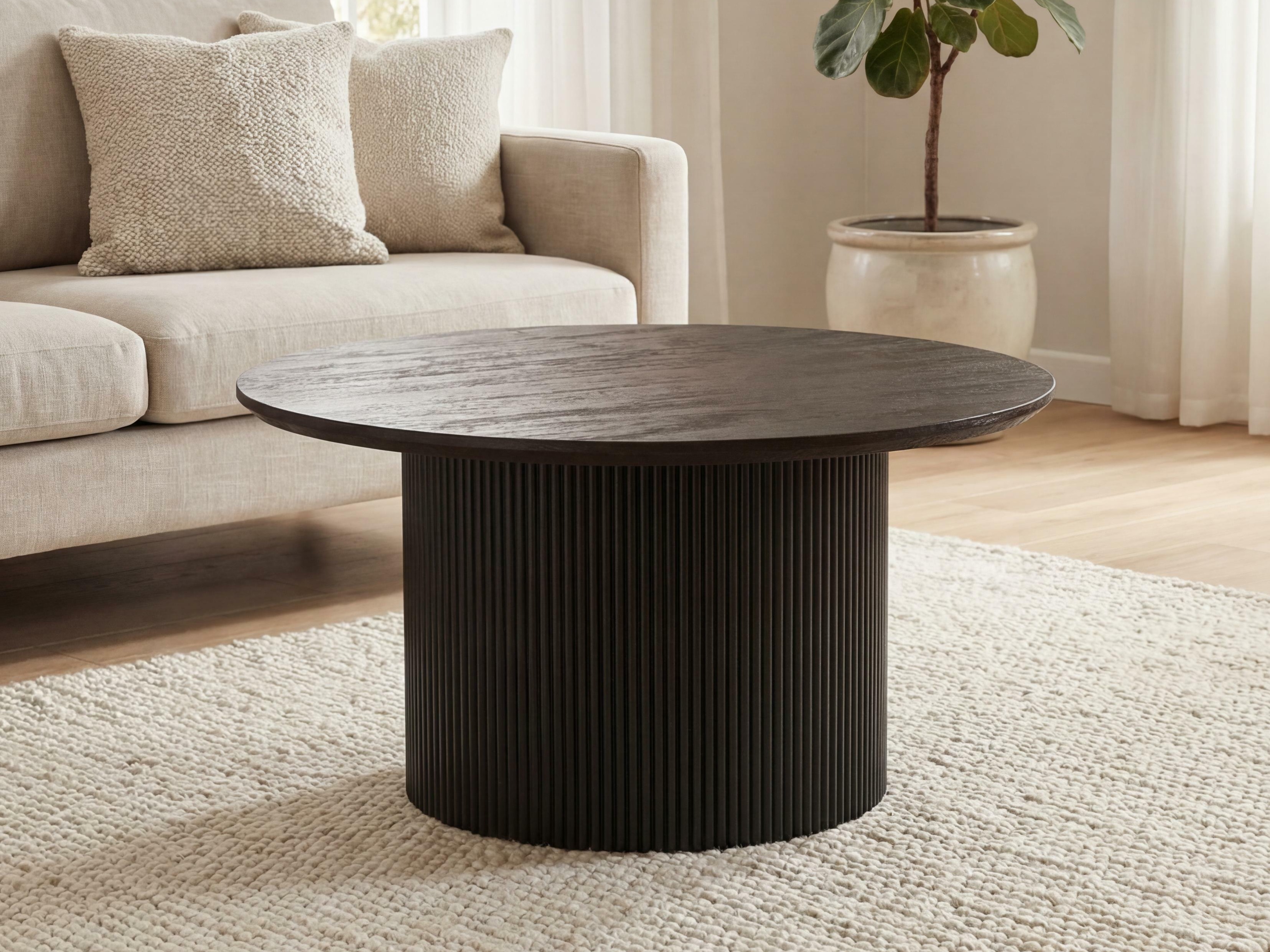 Couchtisch Lirmelo 100 (Dunkelbraun)