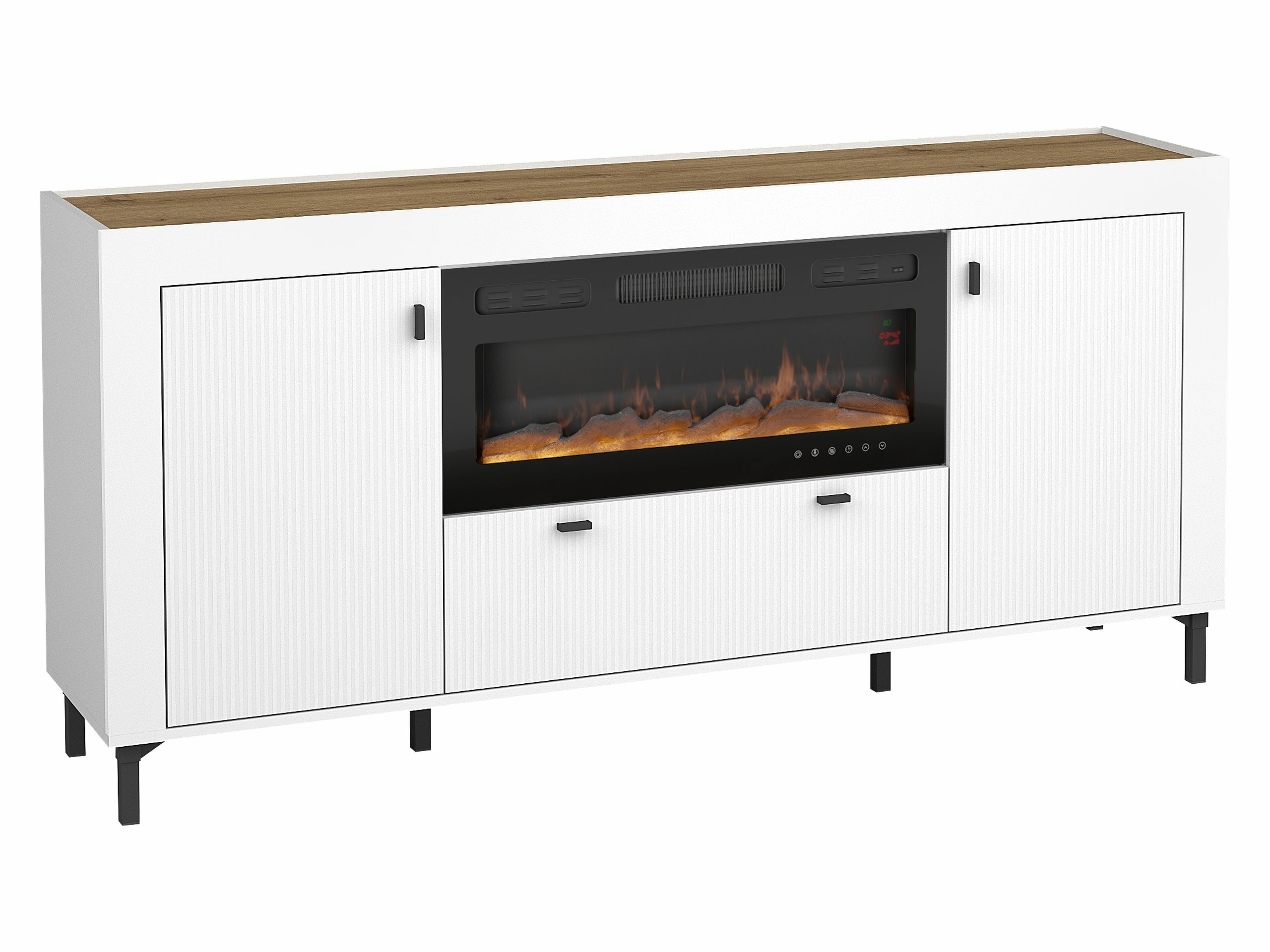 Kommode Mormavu 110 (Matt weiss)
