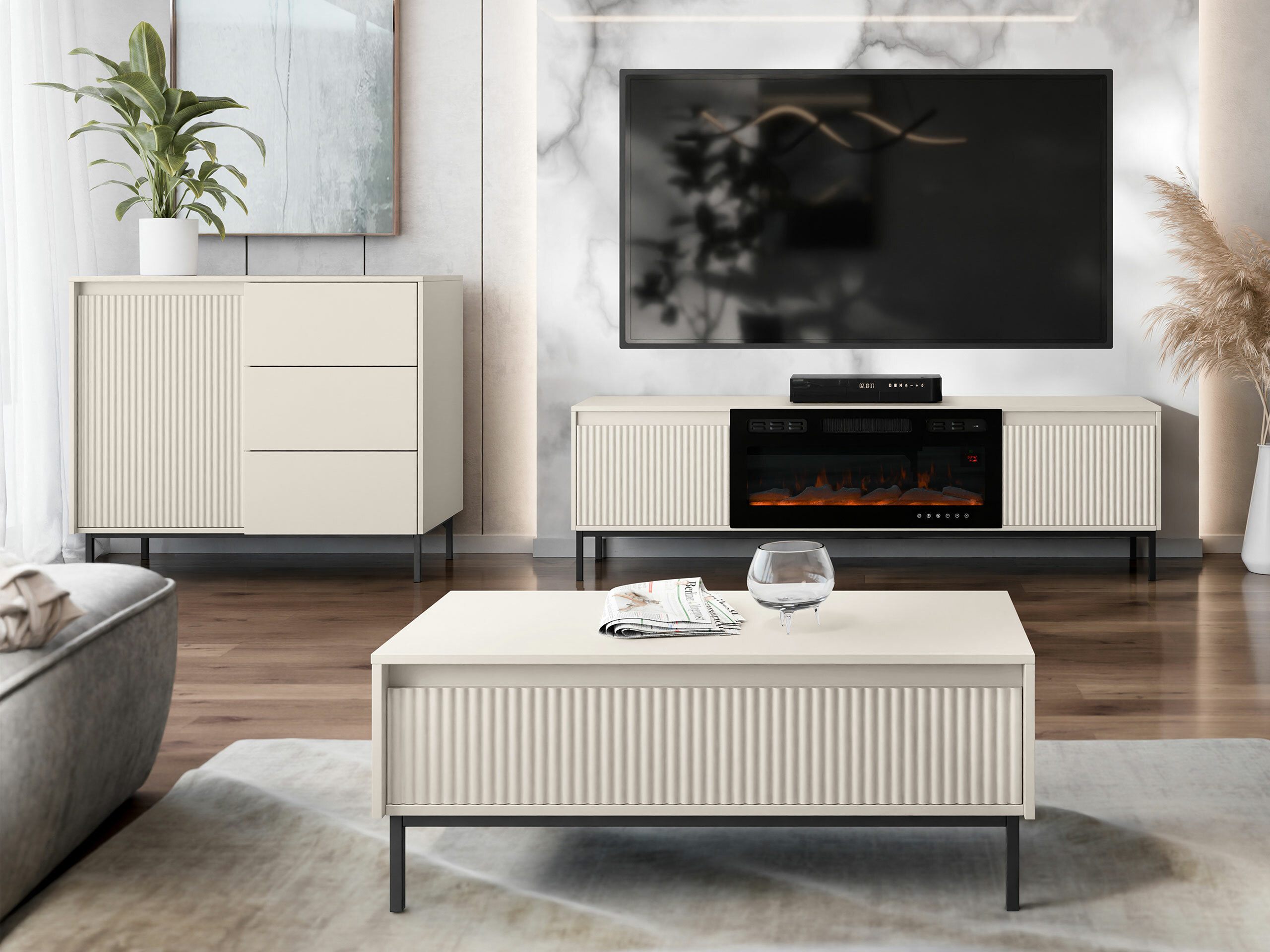 Wohnzimmer-Sets Comfivo Delruva IV