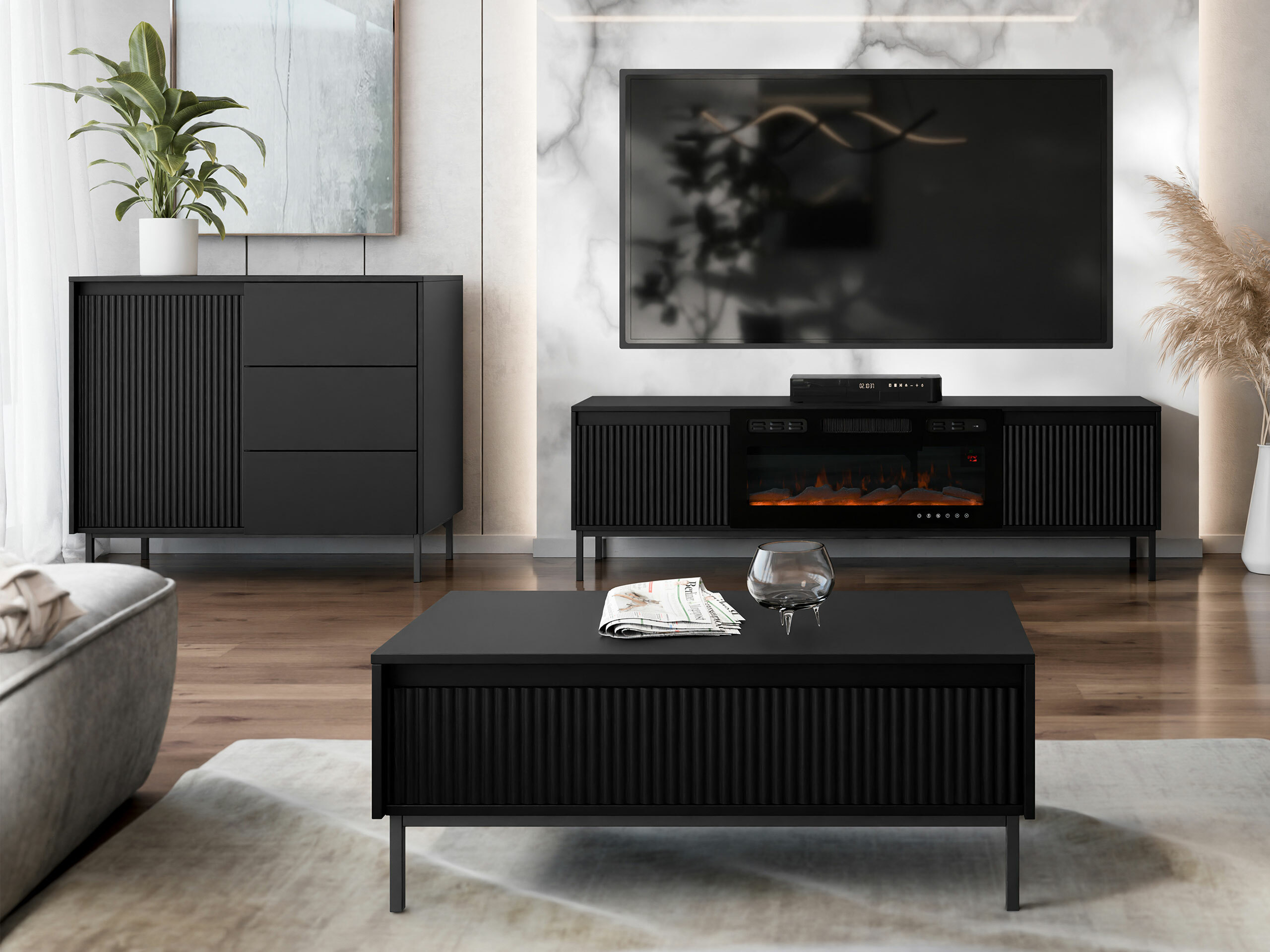 Wohnzimmer-Sets Comfivo Delruva IV