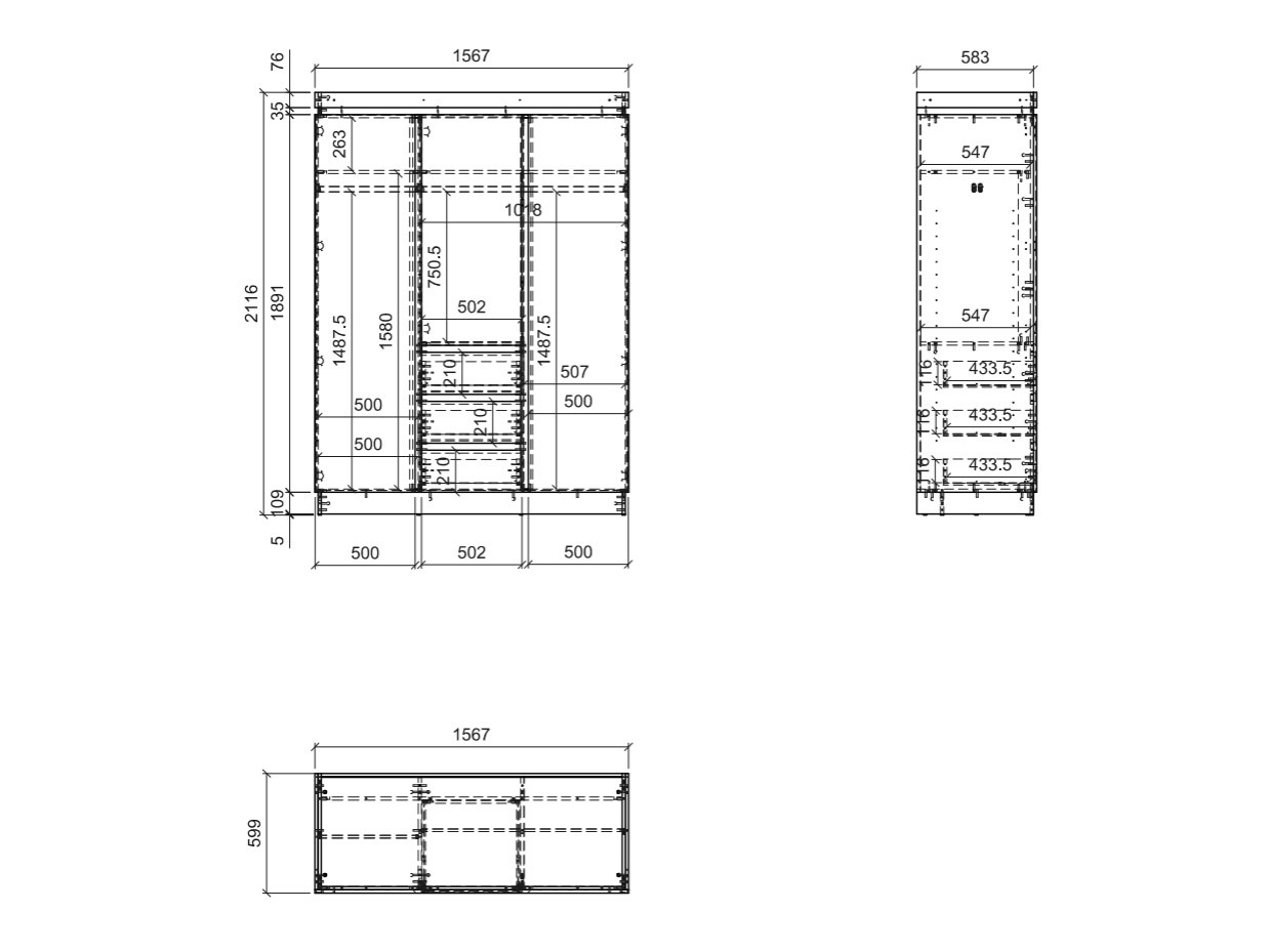Kleiderschrank Numeri 117