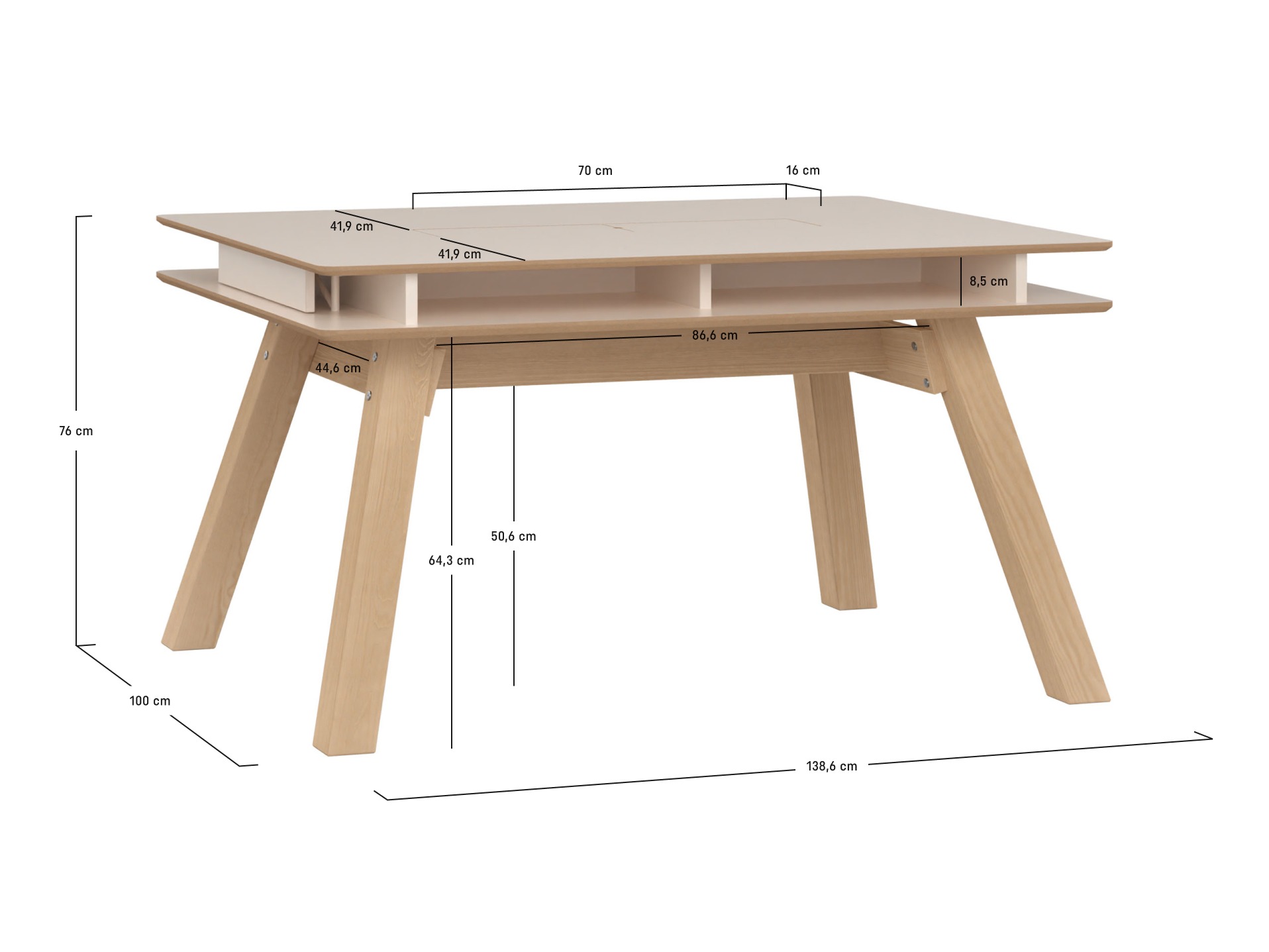 Tisch Veldalo 127