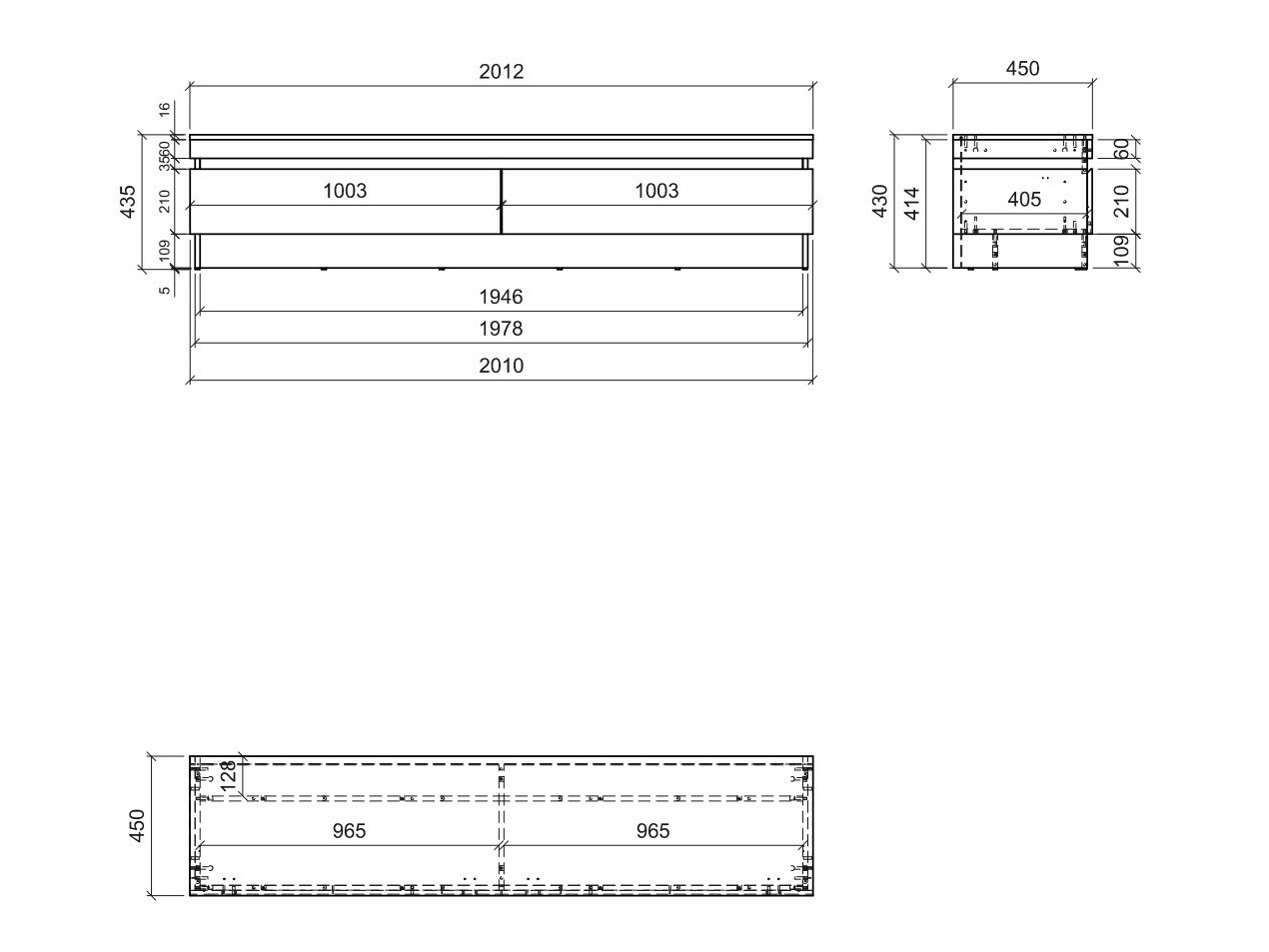 TV-Möbel Numeri 114