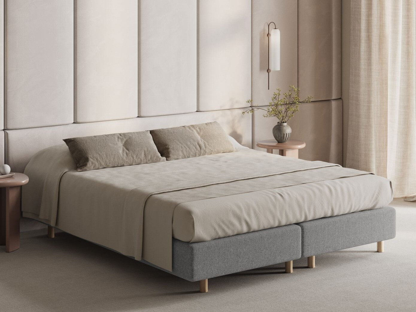 Bett Beckley 338 (Eden 18 Grau)
