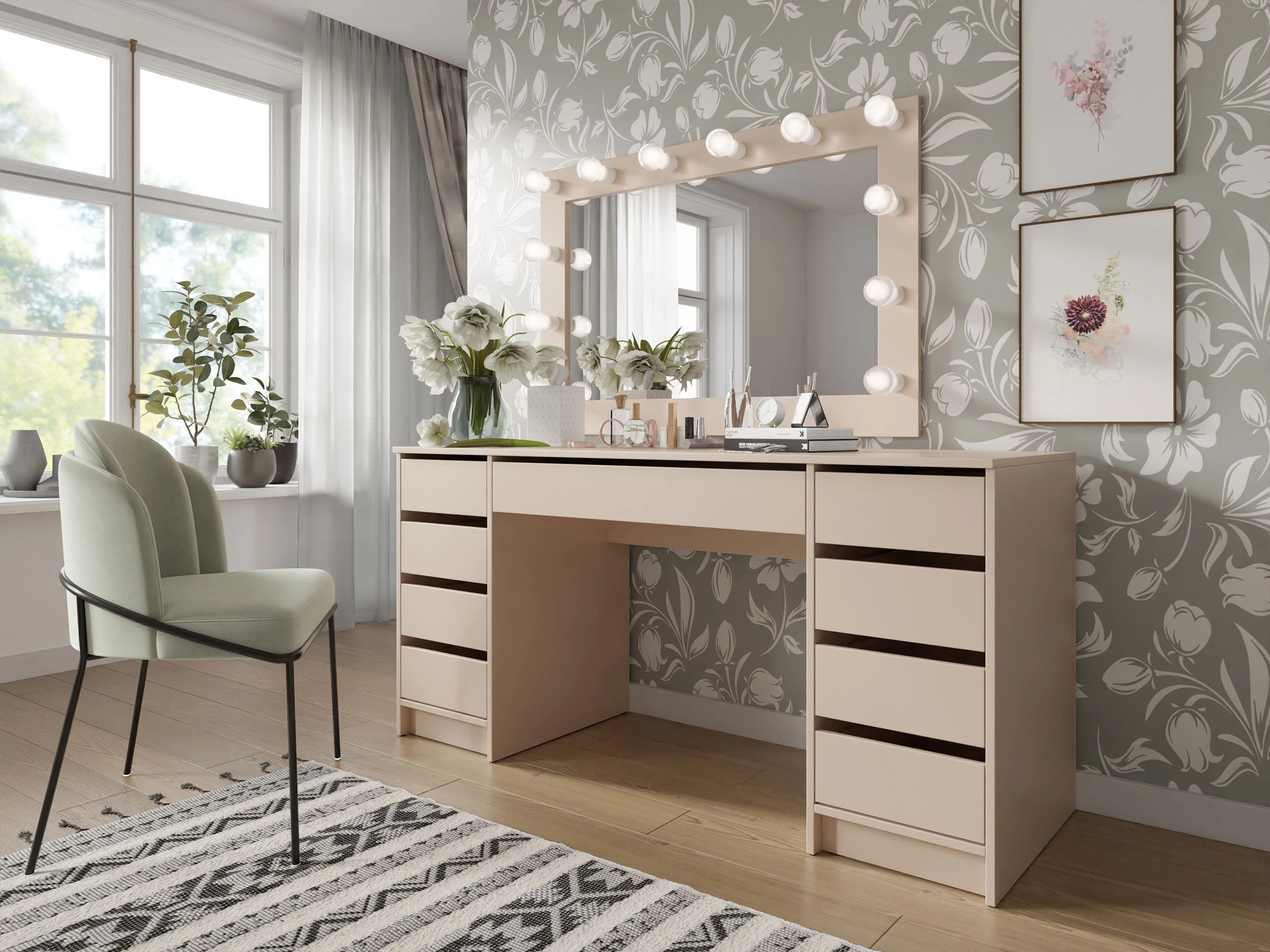 Bürotisch Comfivo Terros II (Beige)