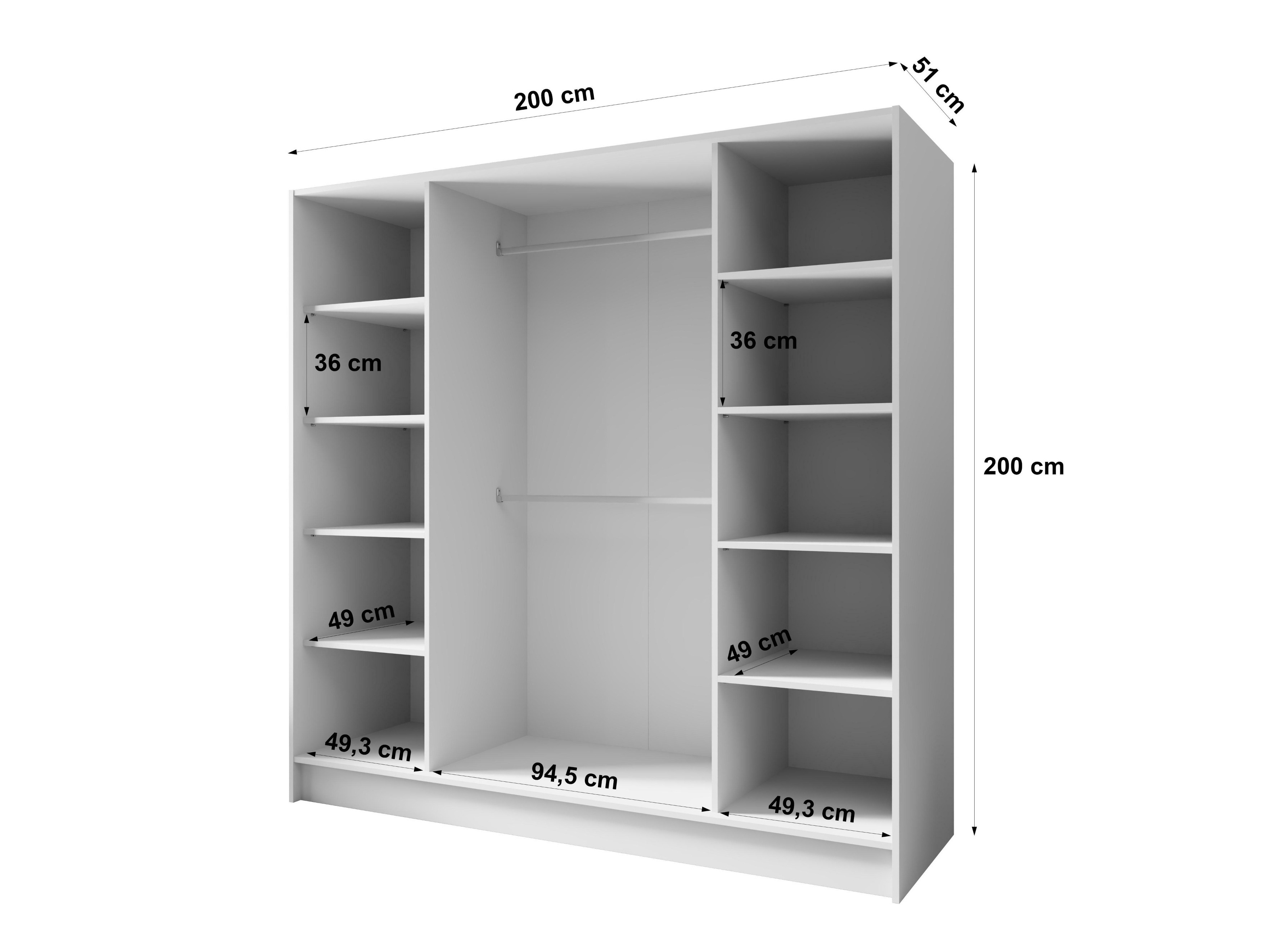 Kleiderschrank Arecibo 102